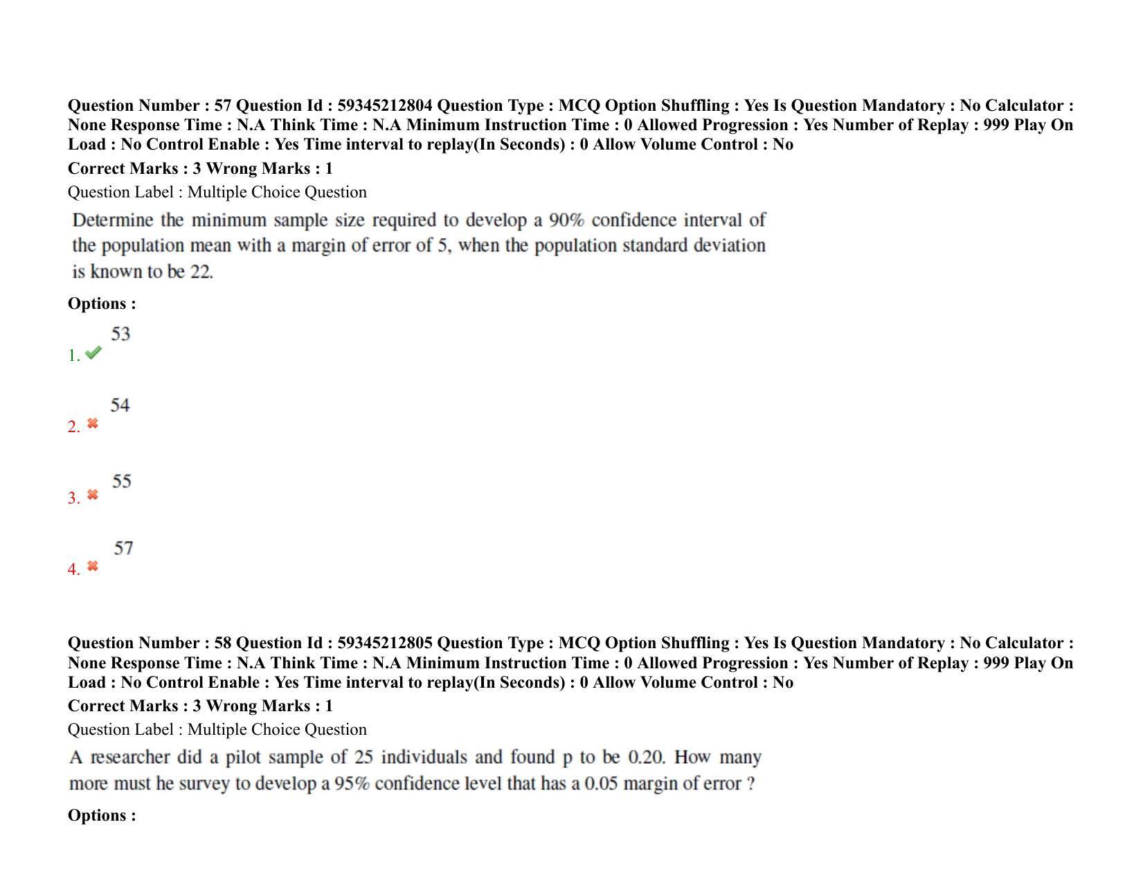 BHU RET Health Statistics 2021 Question Pape - Page 46