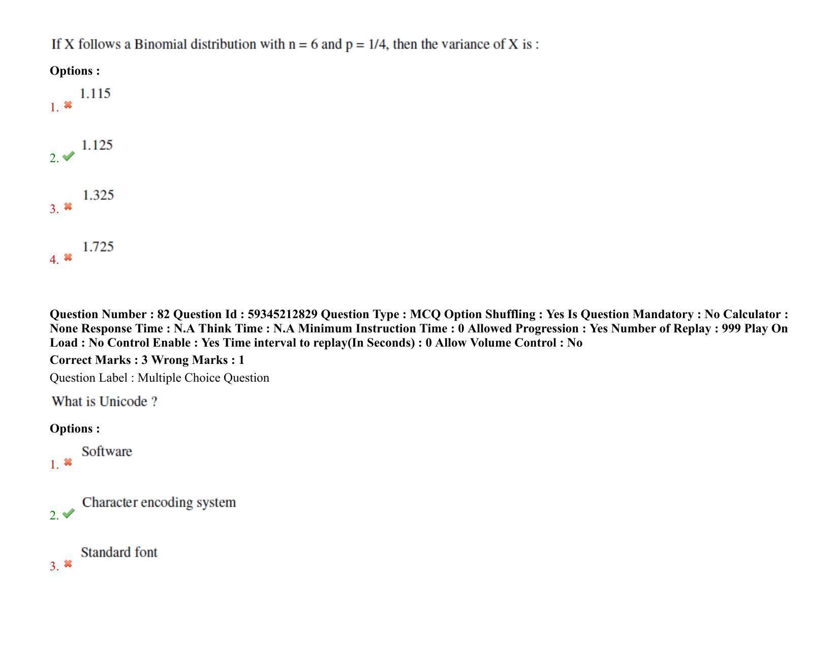 BHU RET Health Statistics 2021 Question Pape - Page 61