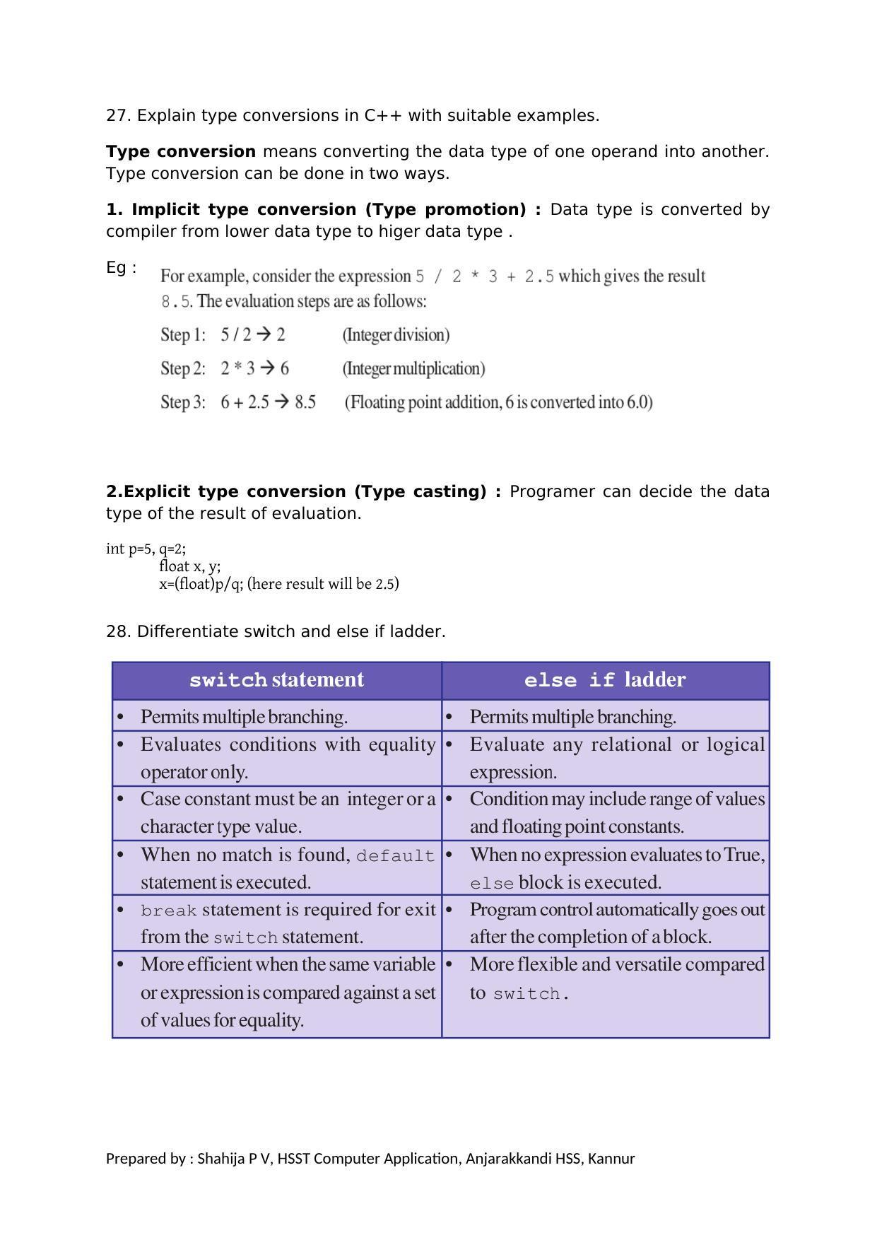 Kerala Plus One 2022 CA (Commerce) Question & Answer Key (Model) - Page 5