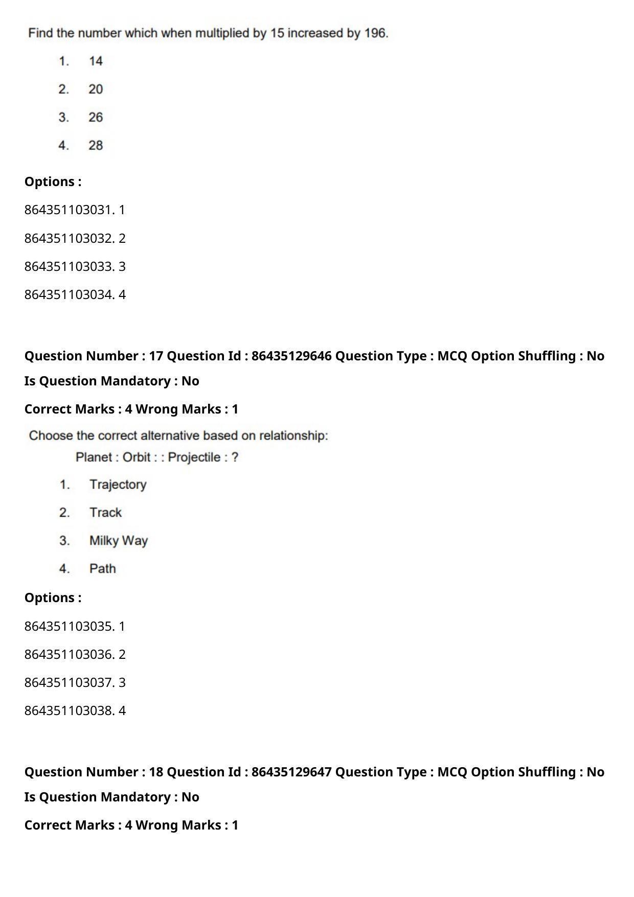 CUET PG 2021 PGQP58 Question Paper - Page 10