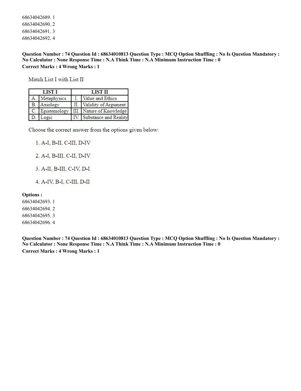 CUET PG 2023:COQP15 – M.Ed. (Hindi)-(09-06-2023) Question Paper - Page 148