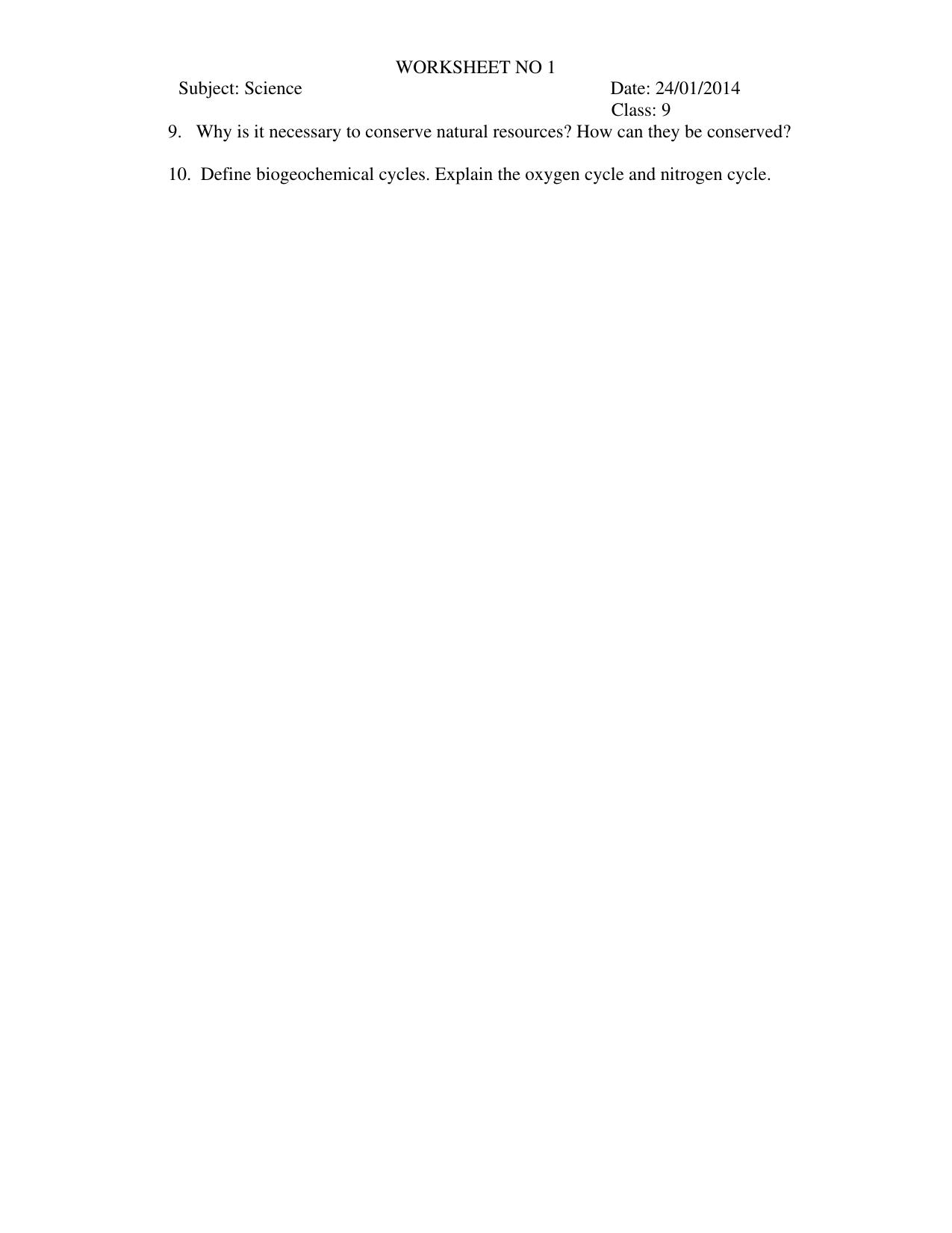 CBSE Worksheets for Class 9 Science Assignment 10 - Page 2