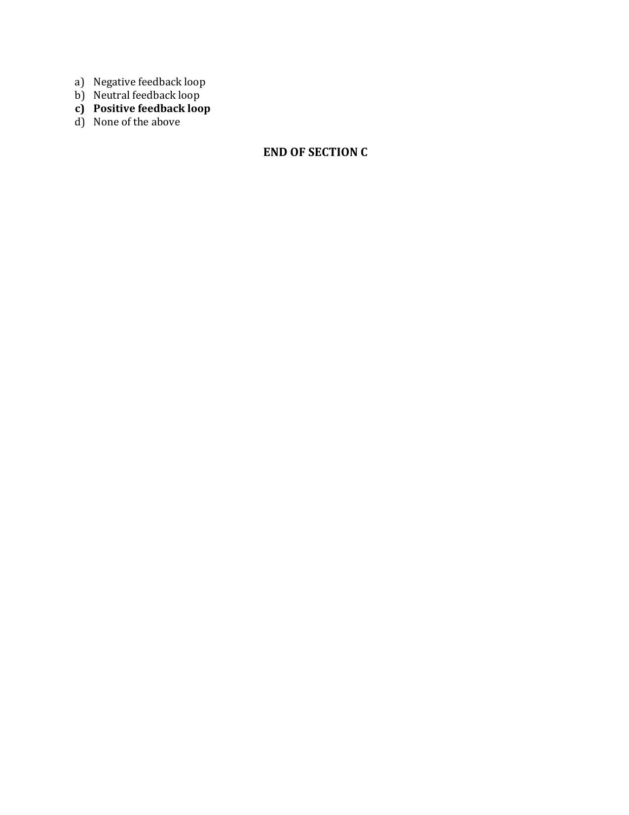 TIFR GS 2024 Wildlife Biology & Conservation Question Paper - Page 29