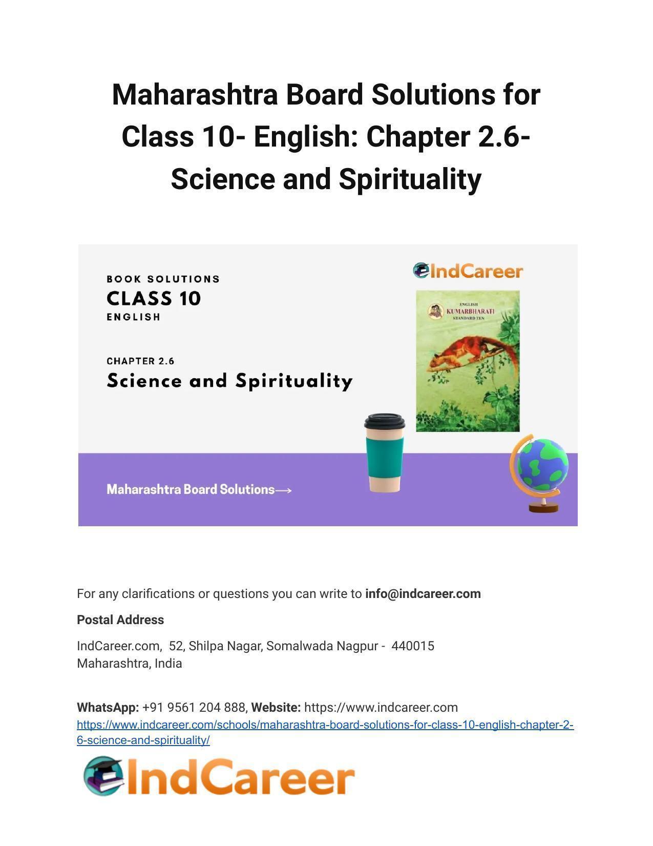 maharashtra-board-solutions-for-class-10-english-chapter-2-6-science-and-spirituality