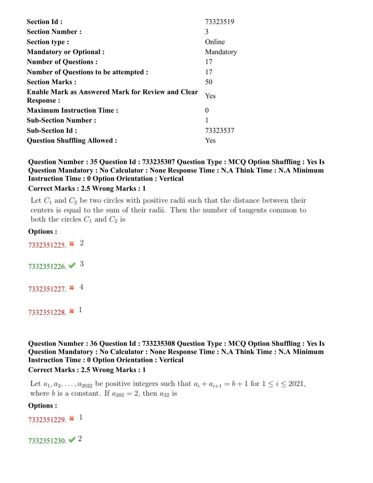 NEST Session II 2022 Question Paper - Page 26