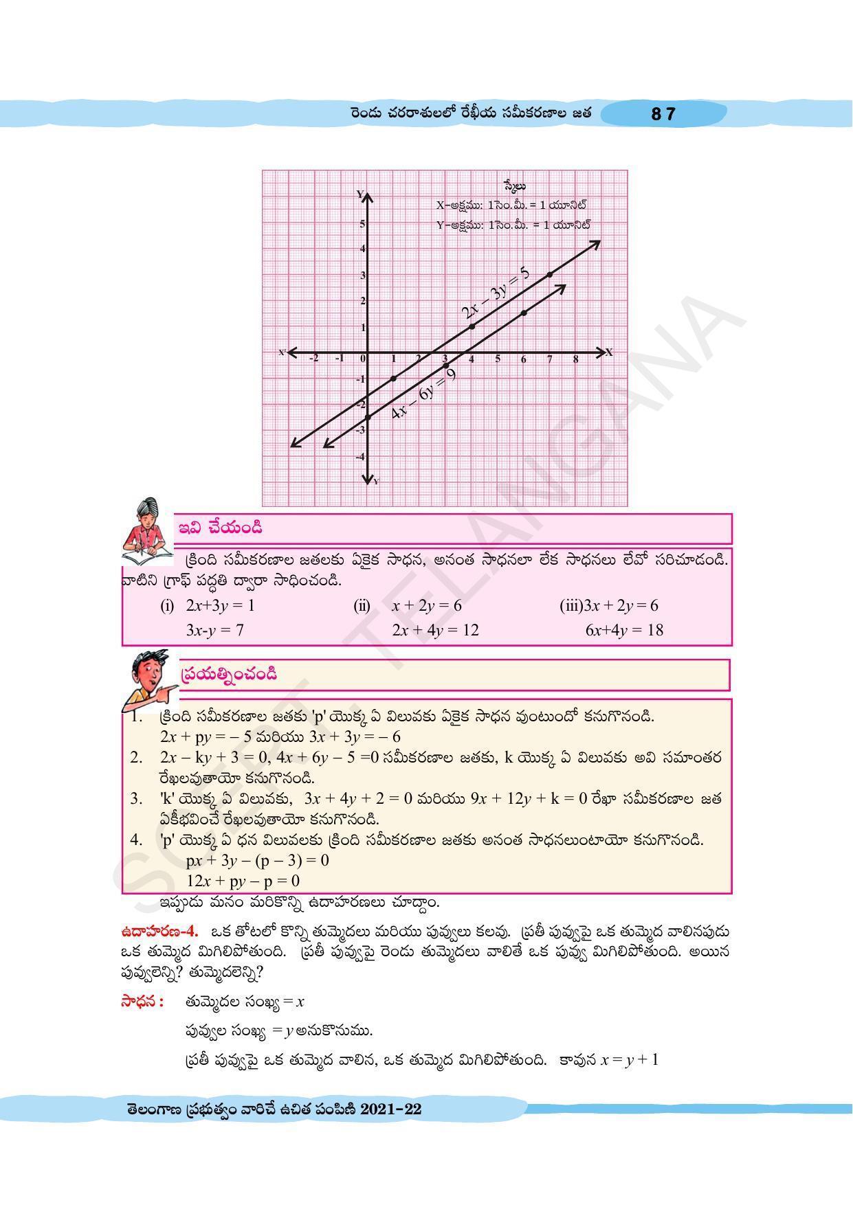 TS SCERT Class 10 Maths (Telugu Medium) Text Book - Page 97