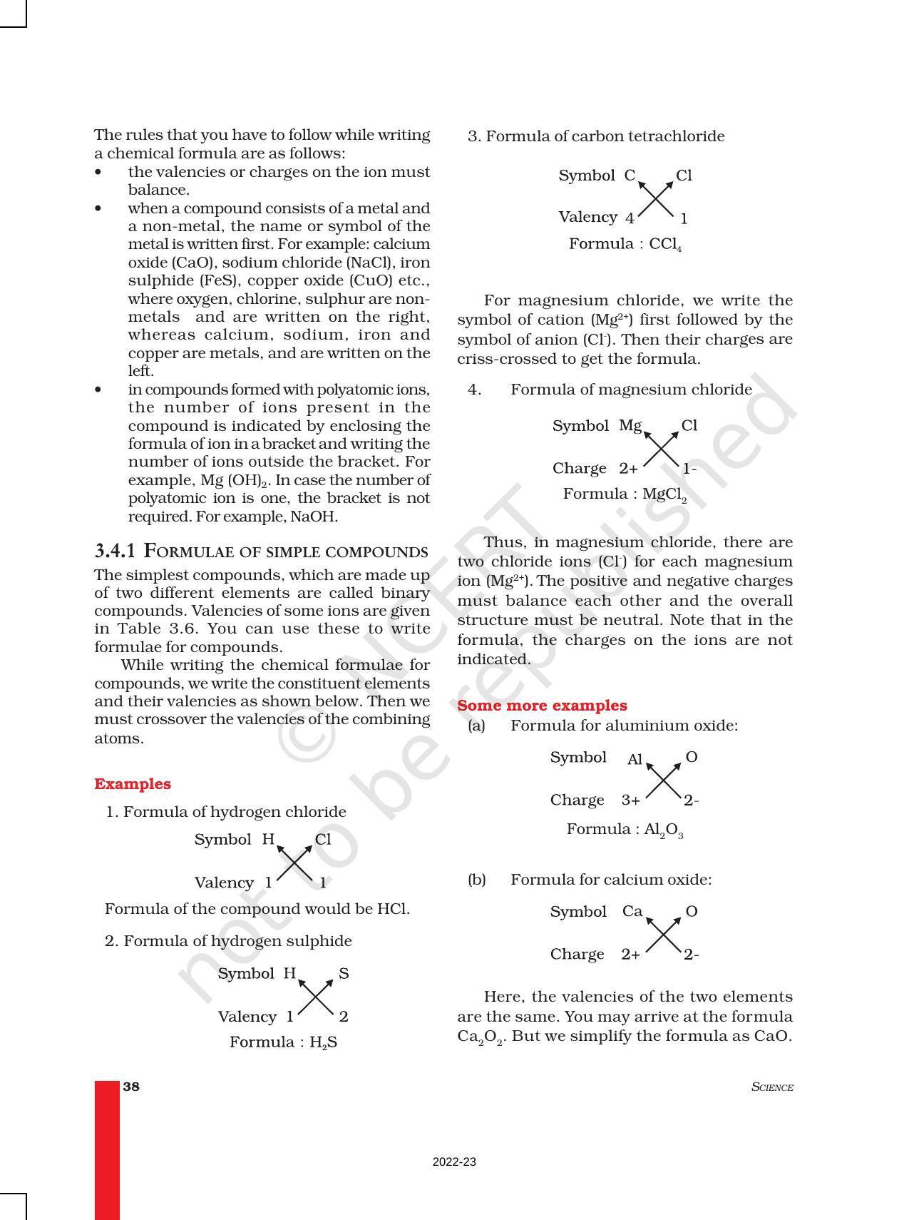 NCERT Book for Class 9 Science Chapter 3 Atoms And Molecules - Page 8