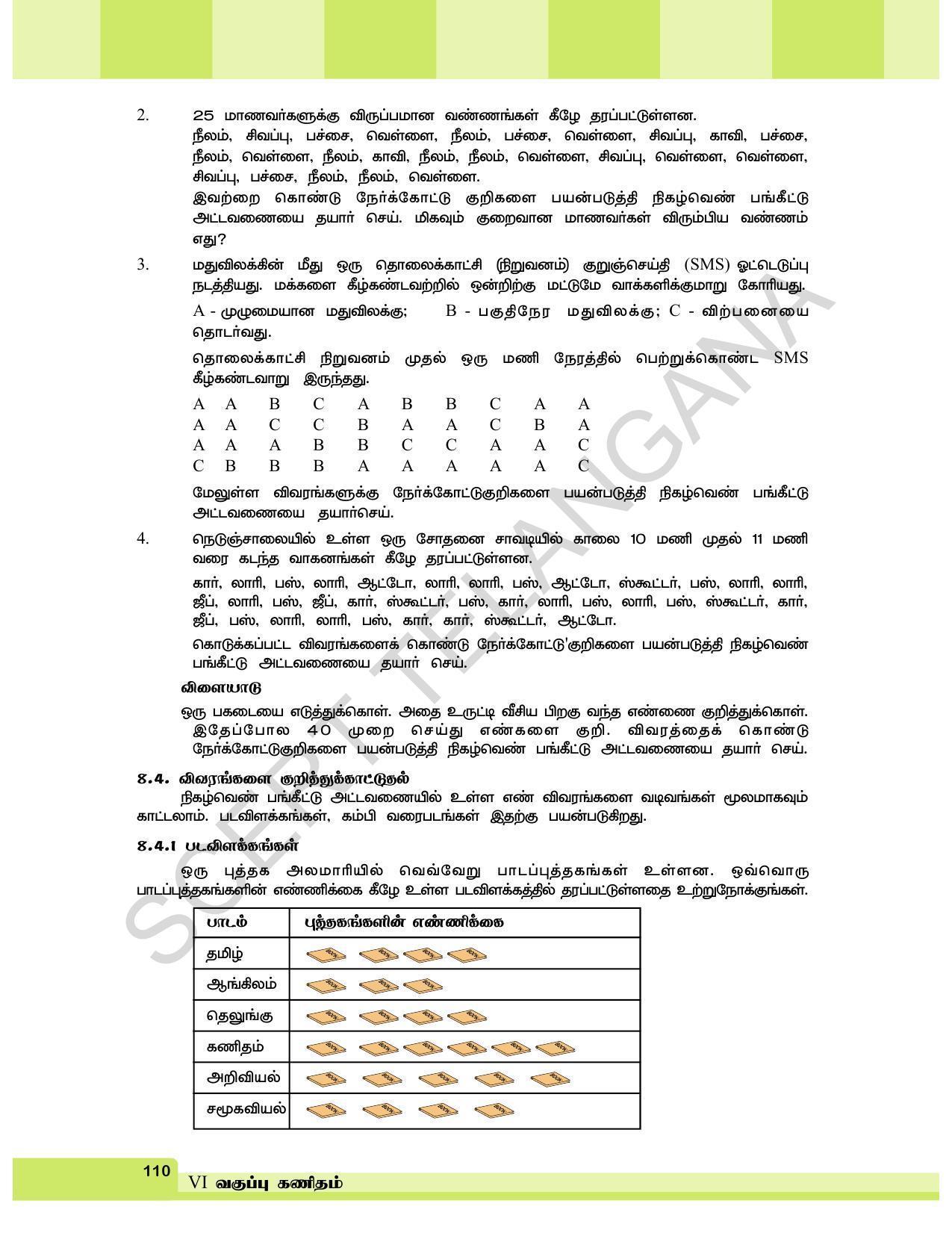TS SCERT Class 6 Maths  (Tamil Medium) Text Book - Page 118