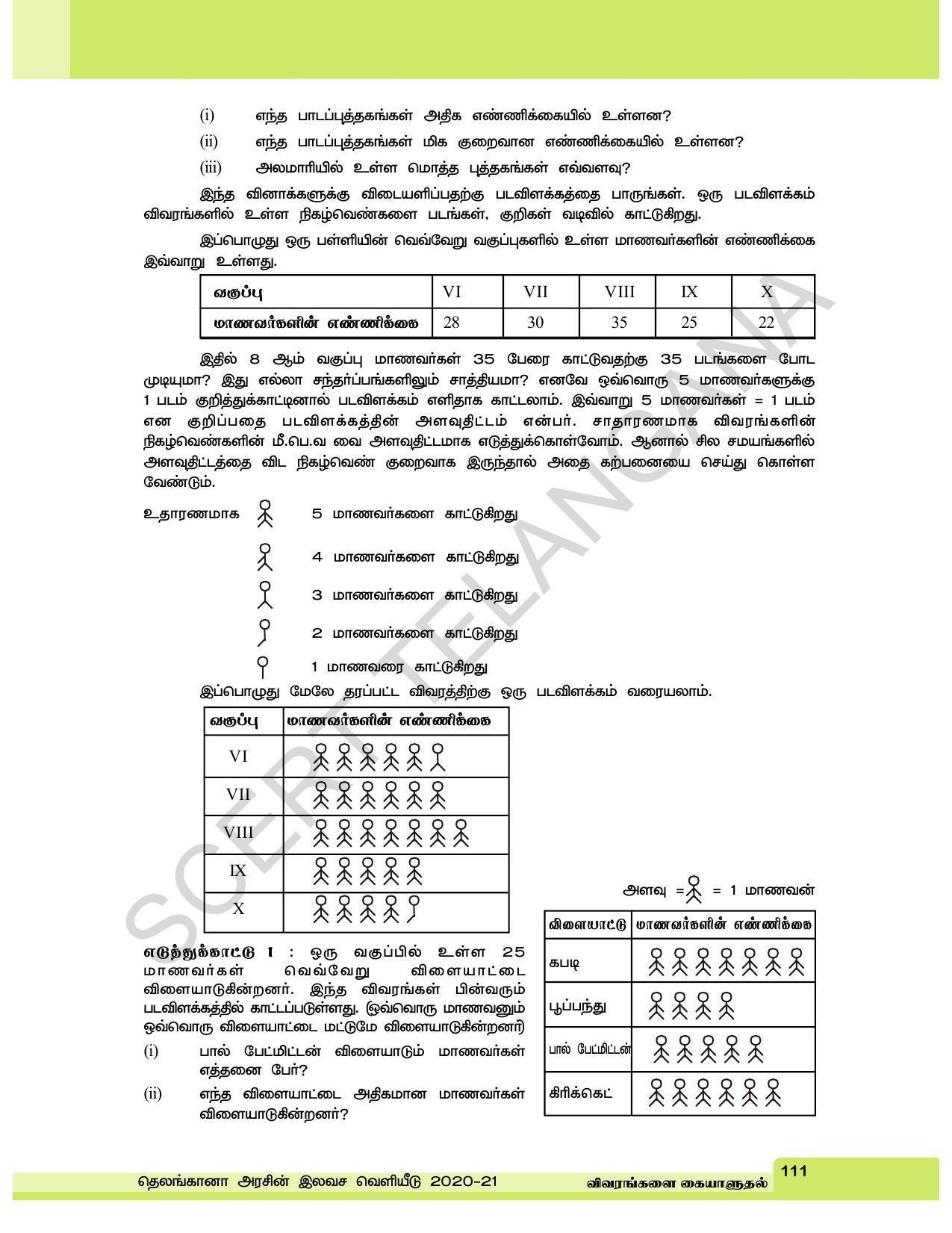 TS SCERT Class 6 Maths  (Tamil Medium) Text Book - Page 119