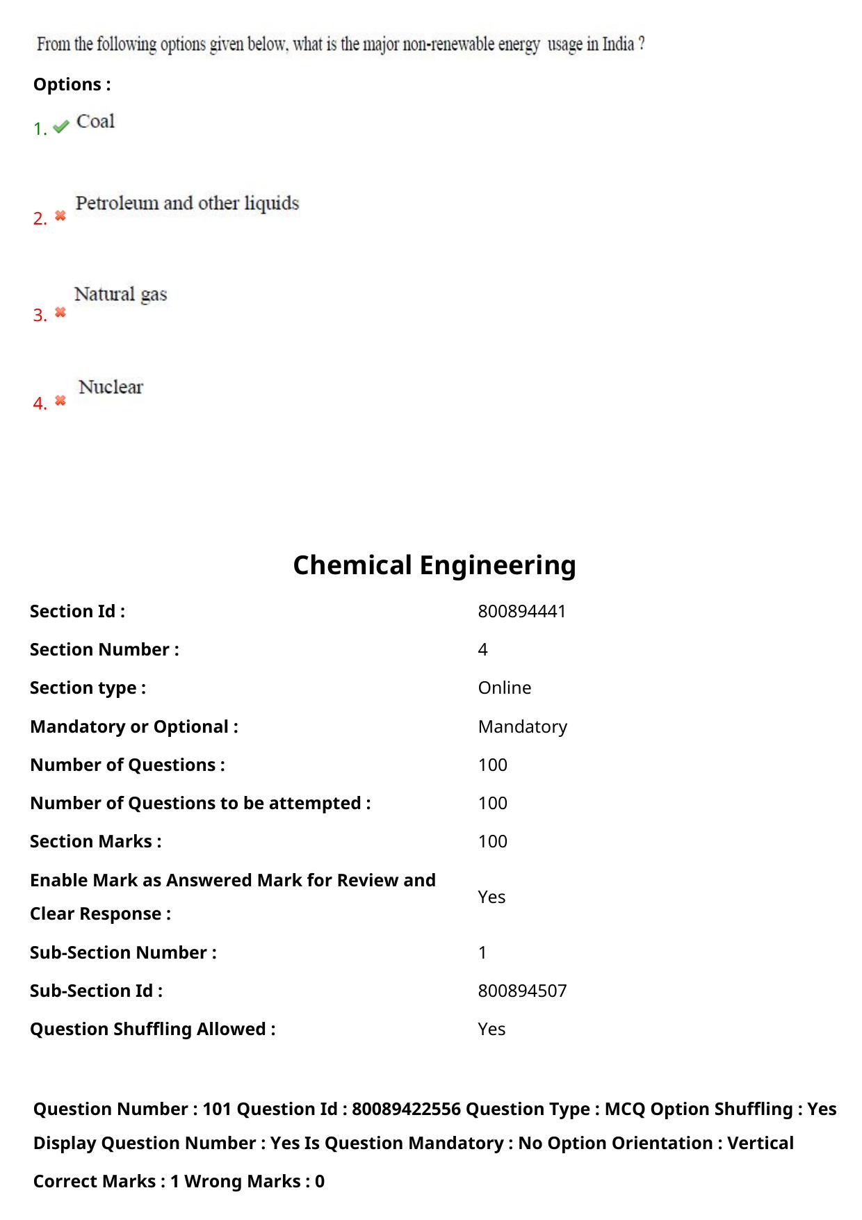 TS ECET 2021 Chemical Engineering Question Paper - Page 56