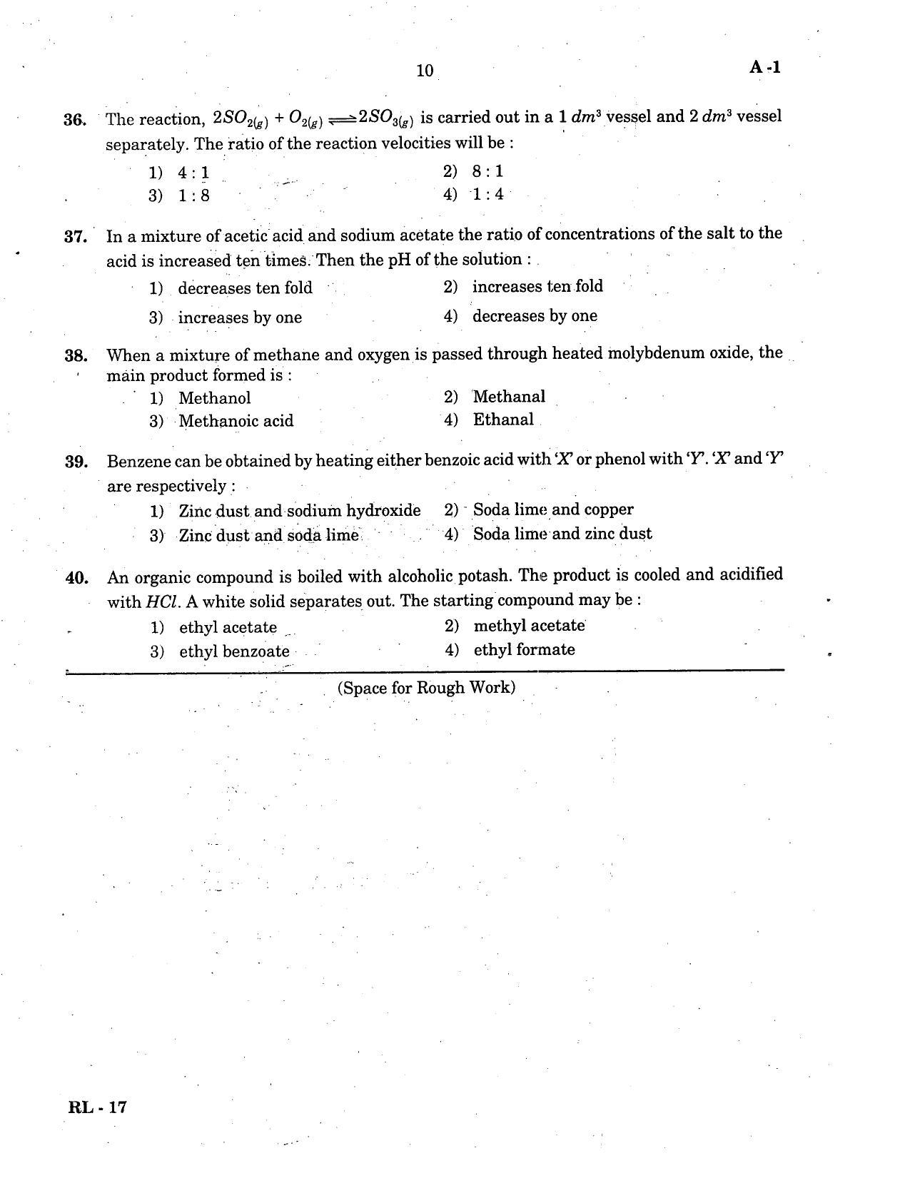 KCET Chemistry 2004 Question Papers - Page 10