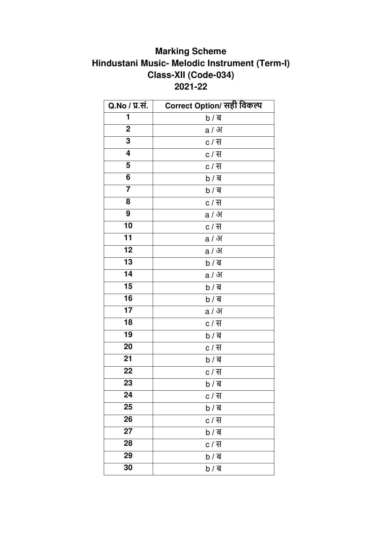 cbse-class-12th-hindustani-music-melodic-sample-question-paper-answer