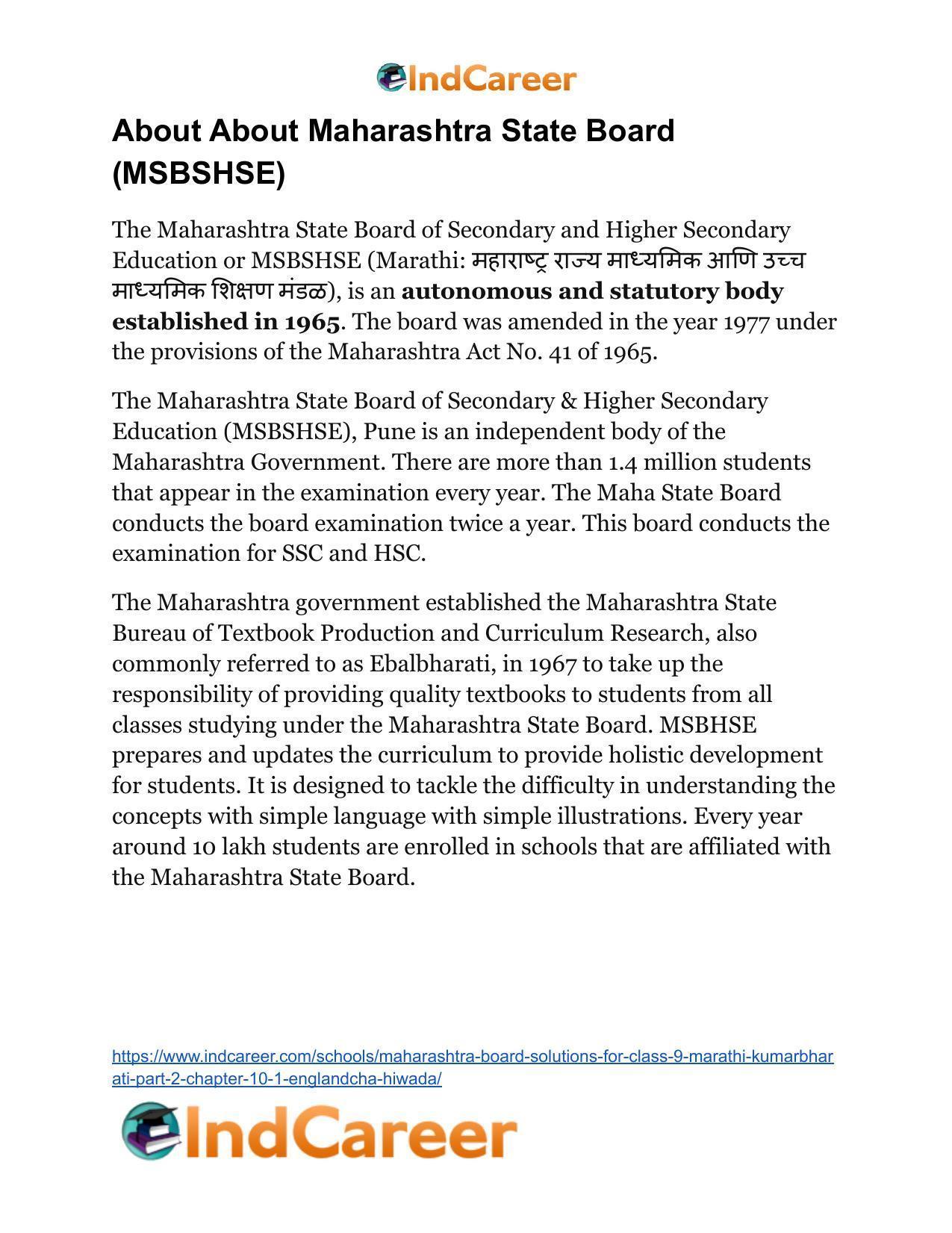 Maharashtra Board Solutions for Class 9- Marathi Kumarbharati (Part- 2): Chapter 10.1- इंग्लंडचा हिवाळा - Page 10