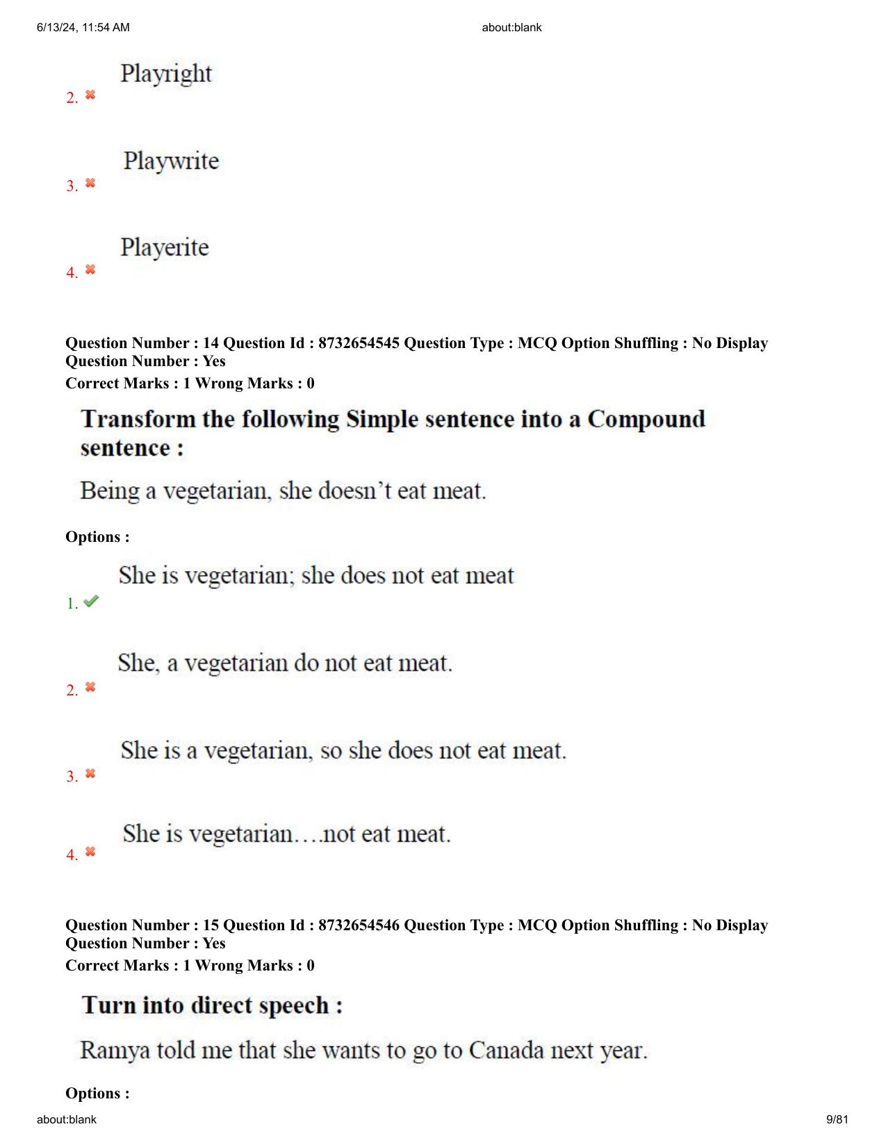 AP EDCET 2024 English Question Paper with Answer Key (English) - Page 9