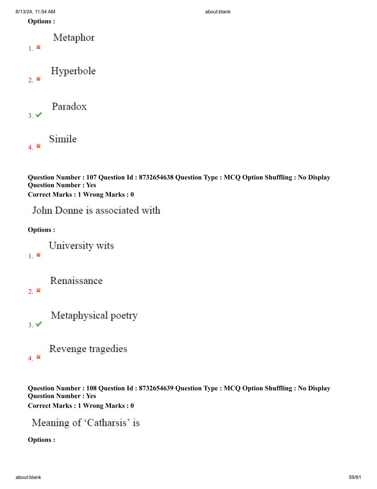 AP EDCET 2024 English Question Paper with Answer Key (English) - Page 59