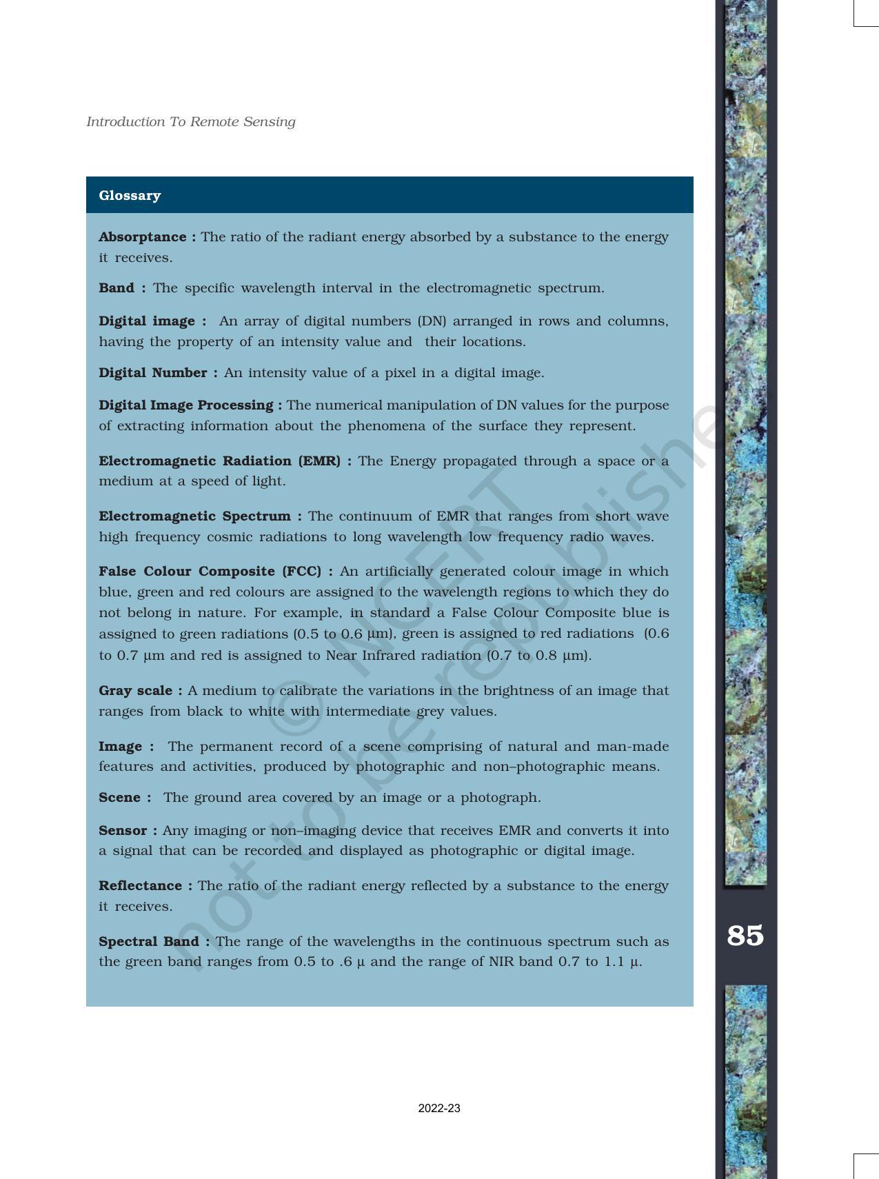 NCERT Book for Class 11 Geography (Part-III) Chapter 7 Introduction to Remote Sensing - Page 2