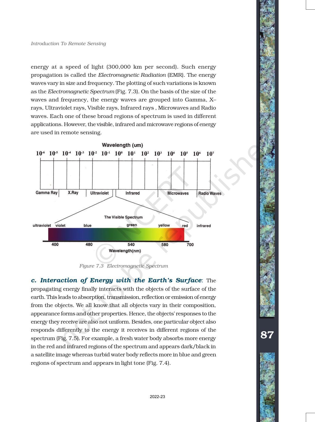 NCERT Book for Class 11 Geography (Part-III) Chapter 7 Introduction to Remote Sensing - Page 4