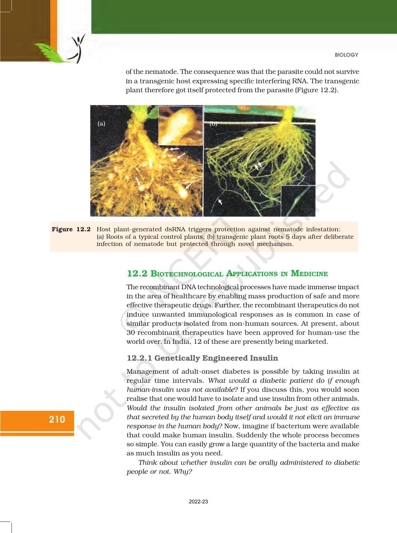 NCERT Book for Class 12 Biology Chapter 12 Biotechnology: and its Application - Page 4