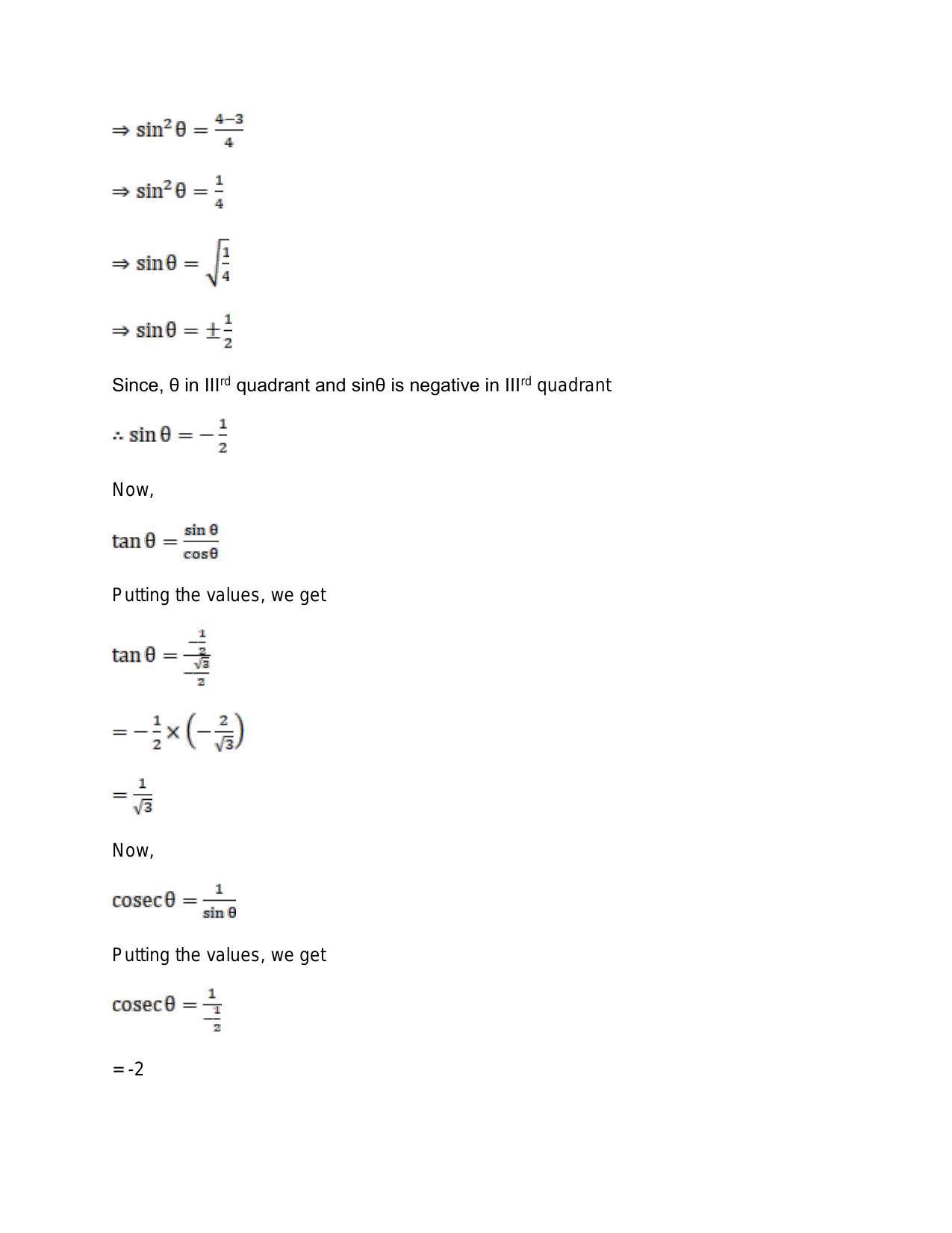 Chapter 15: Trigonometric or Circular Functions: RS Aggarwal Class 11 Solutions  - Page 2