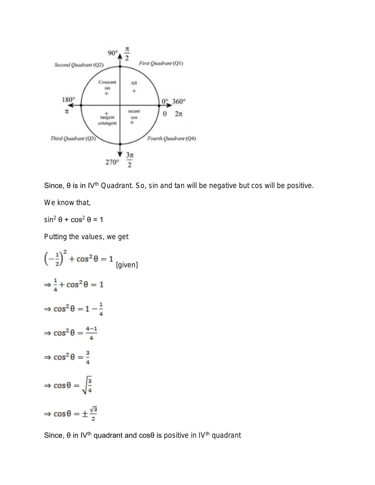 Chapter 15: Trigonometric or Circular Functions: RS Aggarwal Class 11 Solutions  - Page 4