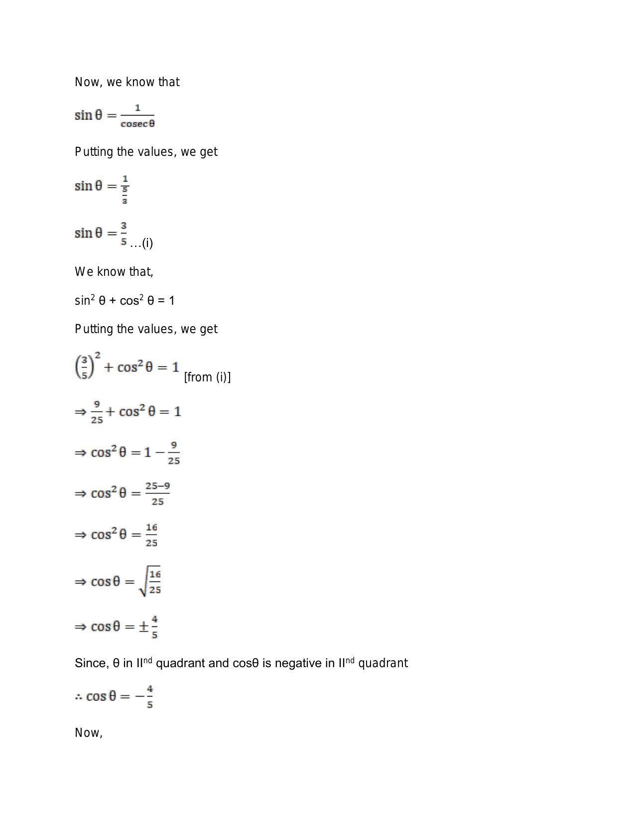 Chapter 15: Trigonometric or Circular Functions: RS Aggarwal Class 11 Solutions  - Page 7