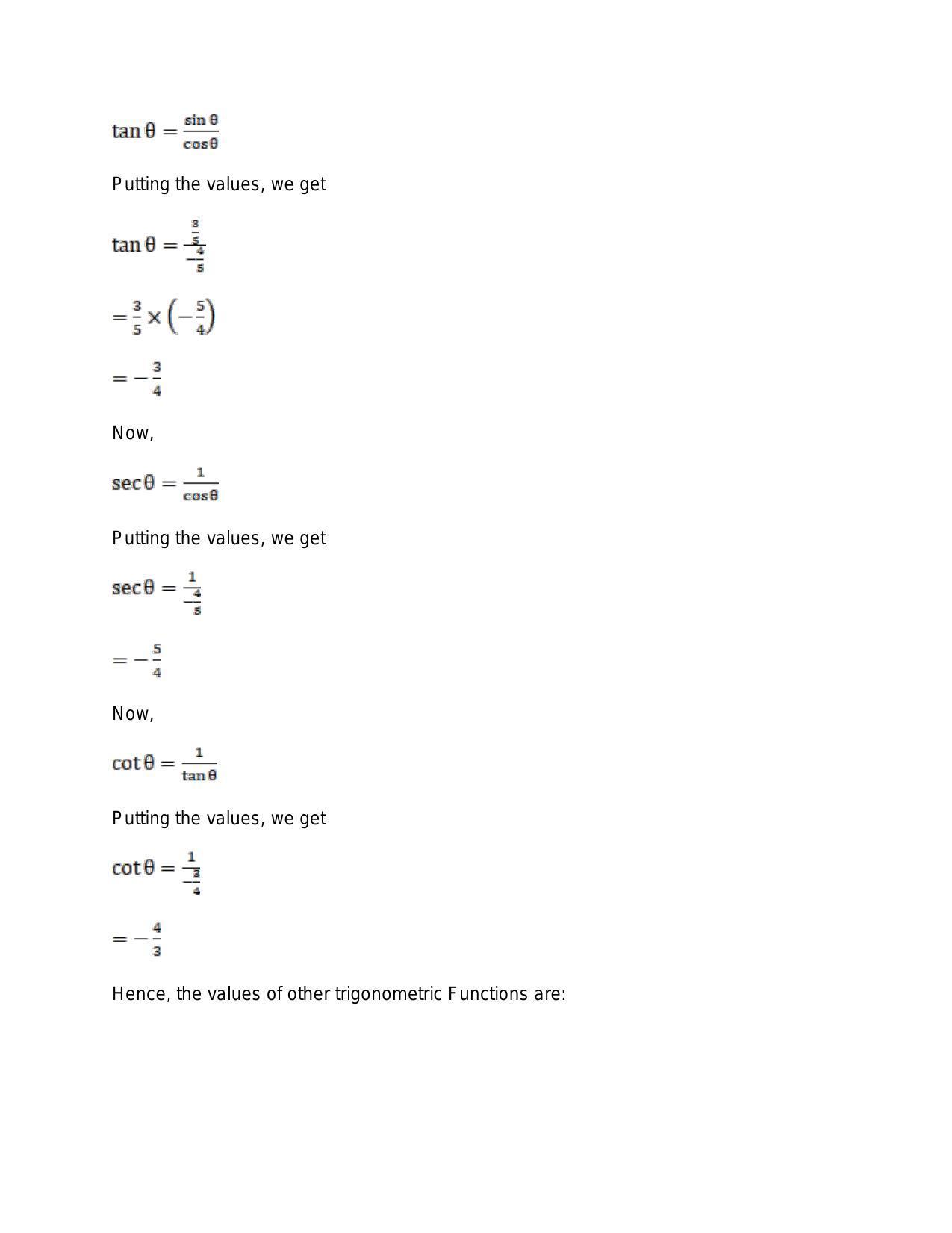 Chapter 15: Trigonometric or Circular Functions: RS Aggarwal Class 11 Solutions  - Page 8
