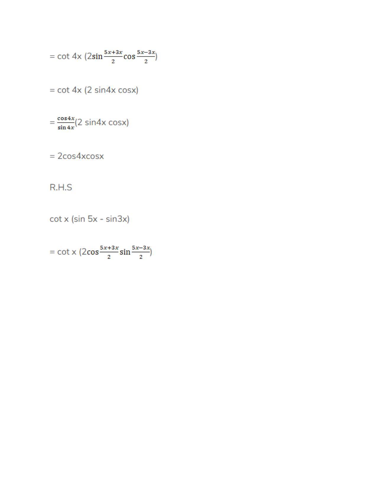 Chapter 15: Trigonometric or Circular Functions: RS Aggarwal Class 11 Solutions  - Page 62