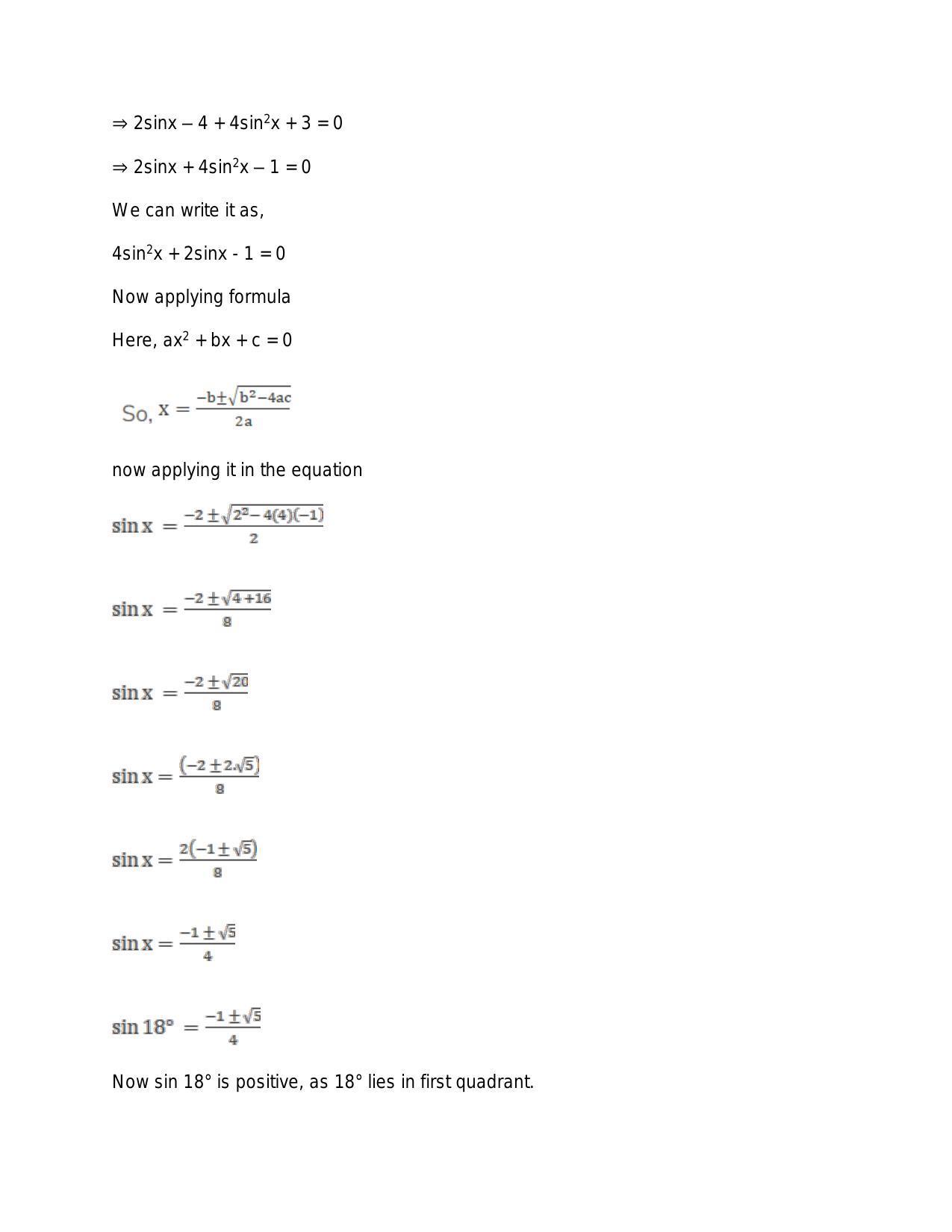 Chapter 15: Trigonometric or Circular Functions: RS Aggarwal Class 11 Solutions  - Page 109