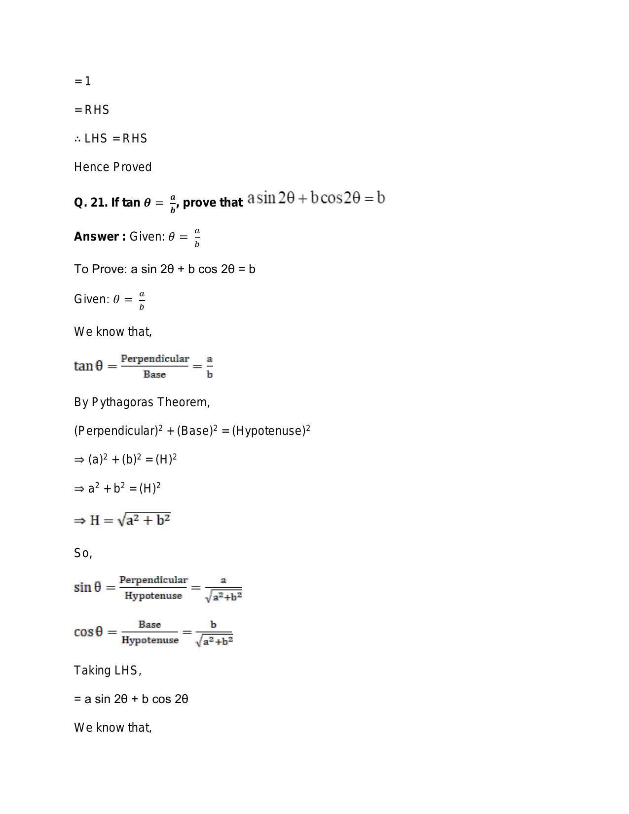 Chapter 15: Trigonometric or Circular Functions: RS Aggarwal Class 11 Solutions  - Page 112