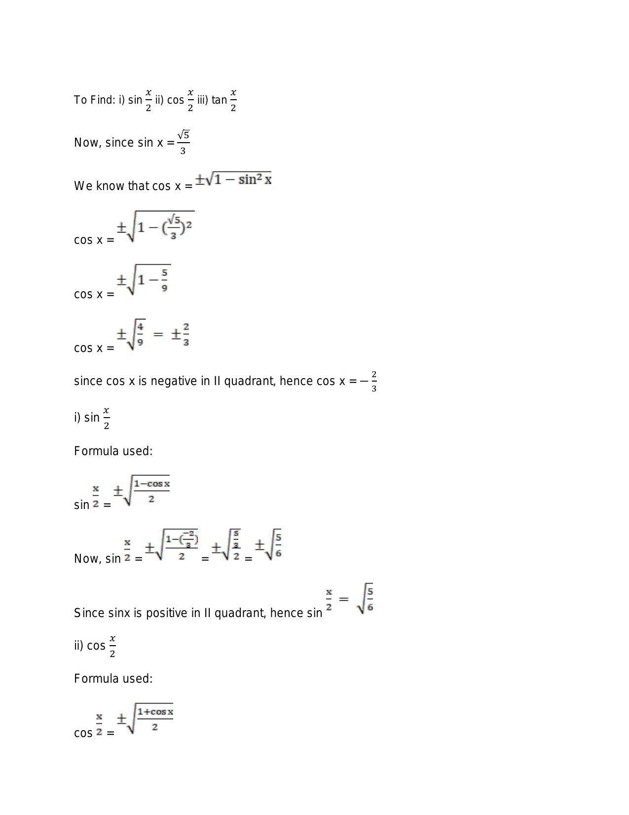 Chapter 15: Trigonometric or Circular Functions: RS Aggarwal Class 11 Solutions  - Page 114