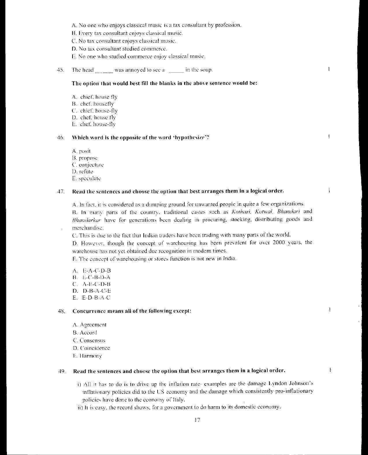 XAT 2012 Question Papers - Page 18
