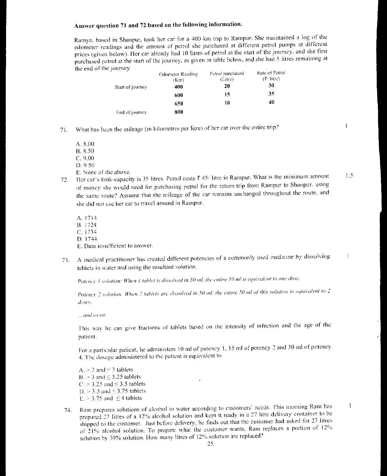 XAT 2012 Question Papers - Page 26