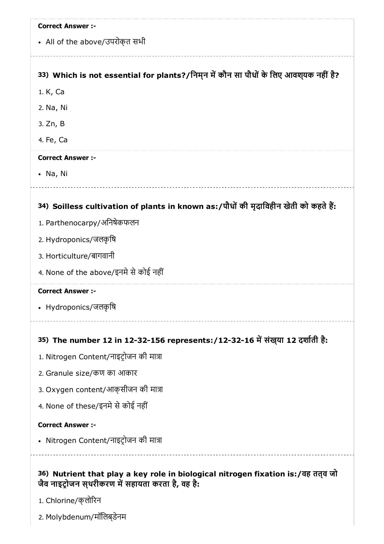 MP PAT (Exam. Date 24/04/2017 Time 9:00 AM to 12:00 Noon) - PCA Question Paper - Page 41