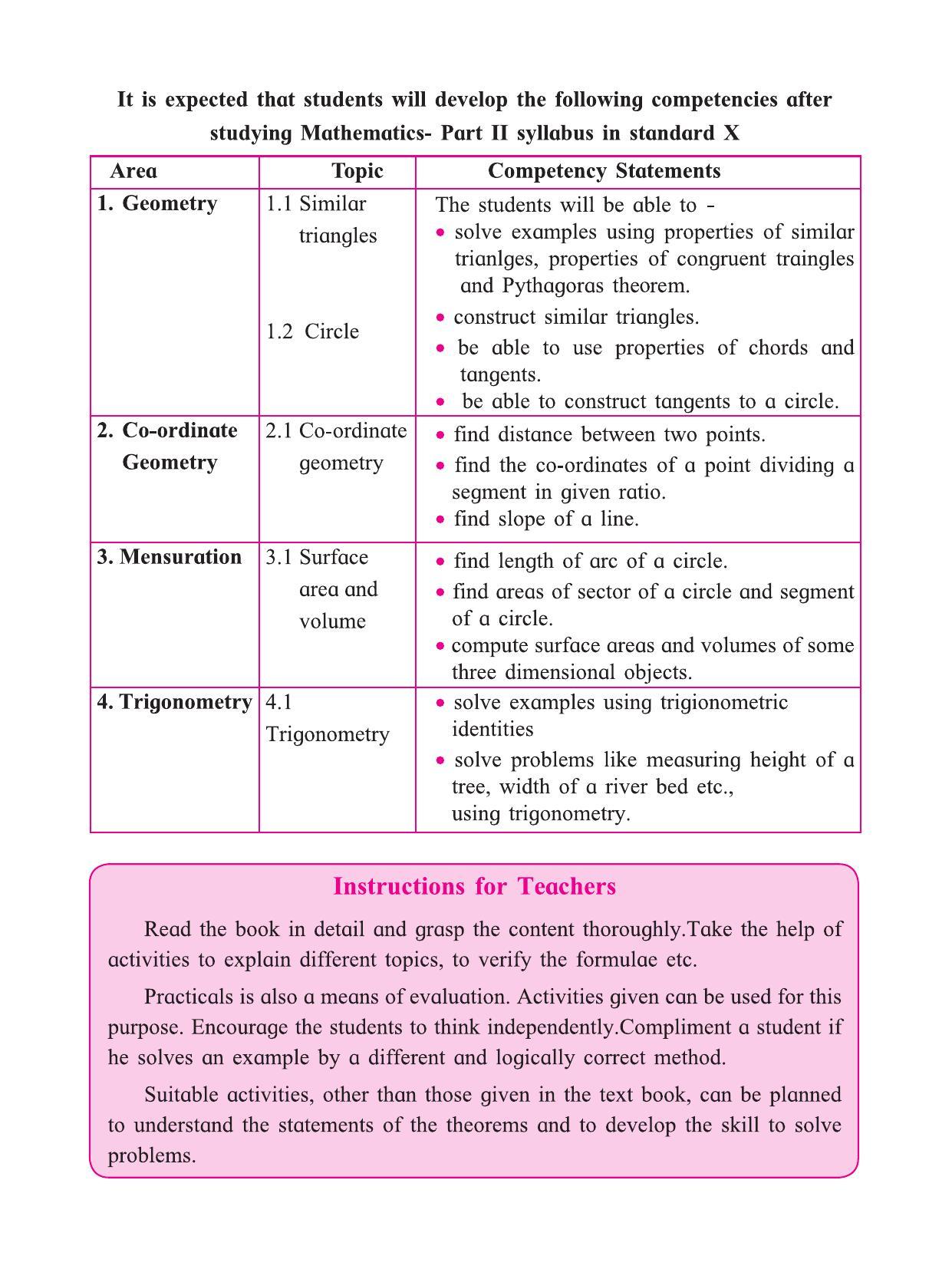 Maharashtra Board Class 10 Maths (Part 2) Textbook - Page 8