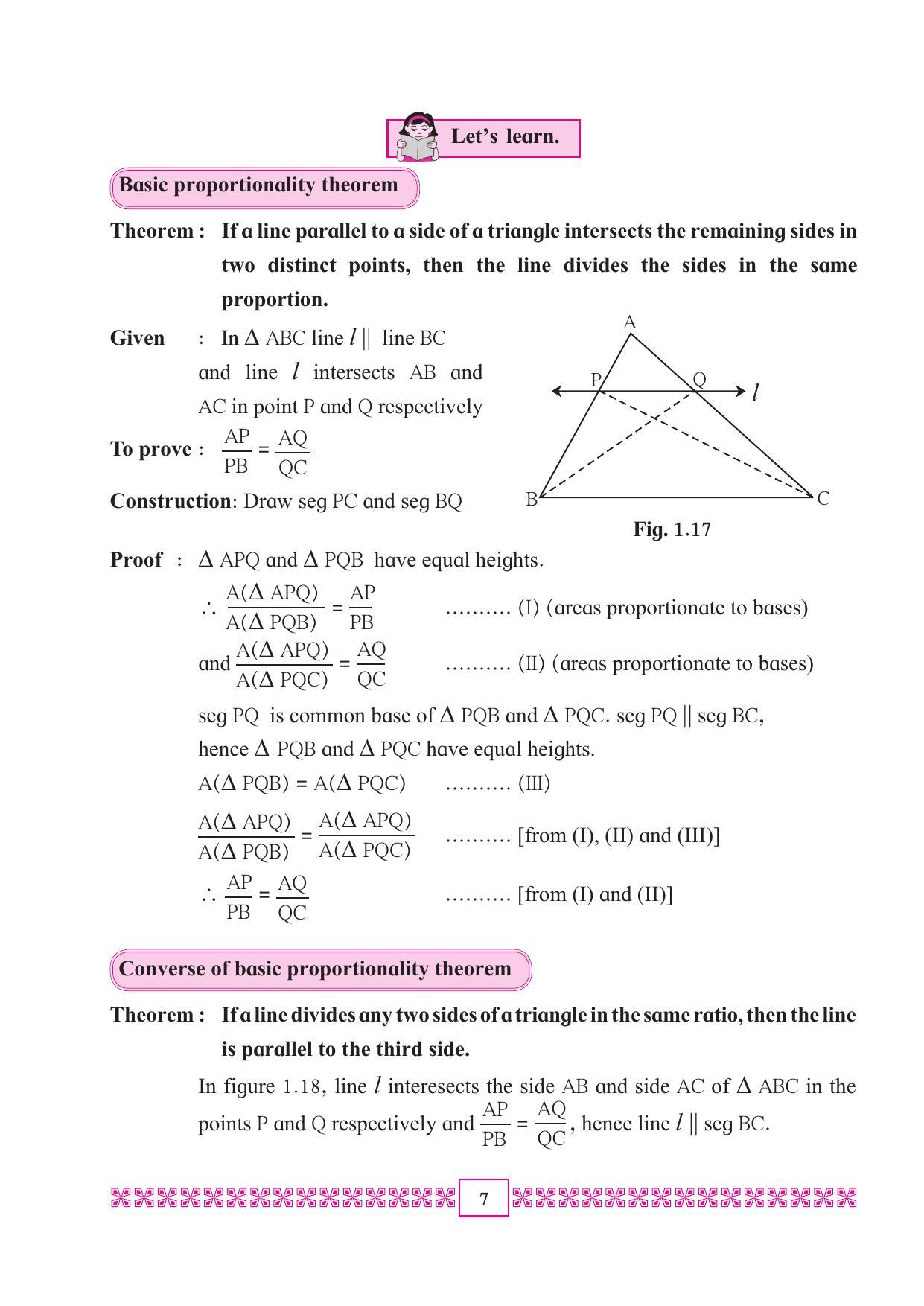 Maharashtra Board Class 10 Maths (Part 2) Textbook - Page 17