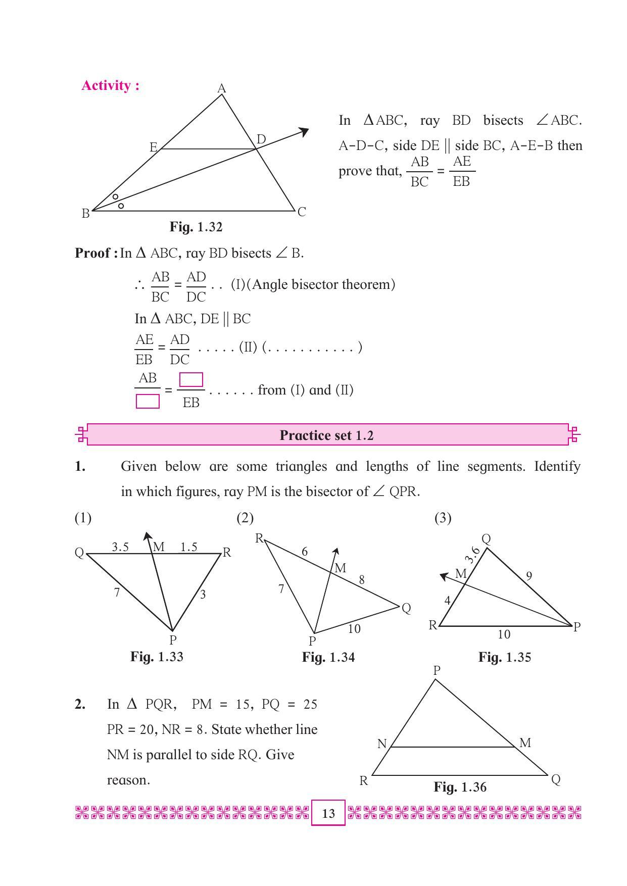 Maharashtra Board Class 10 Maths (Part 2) Textbook - Page 23