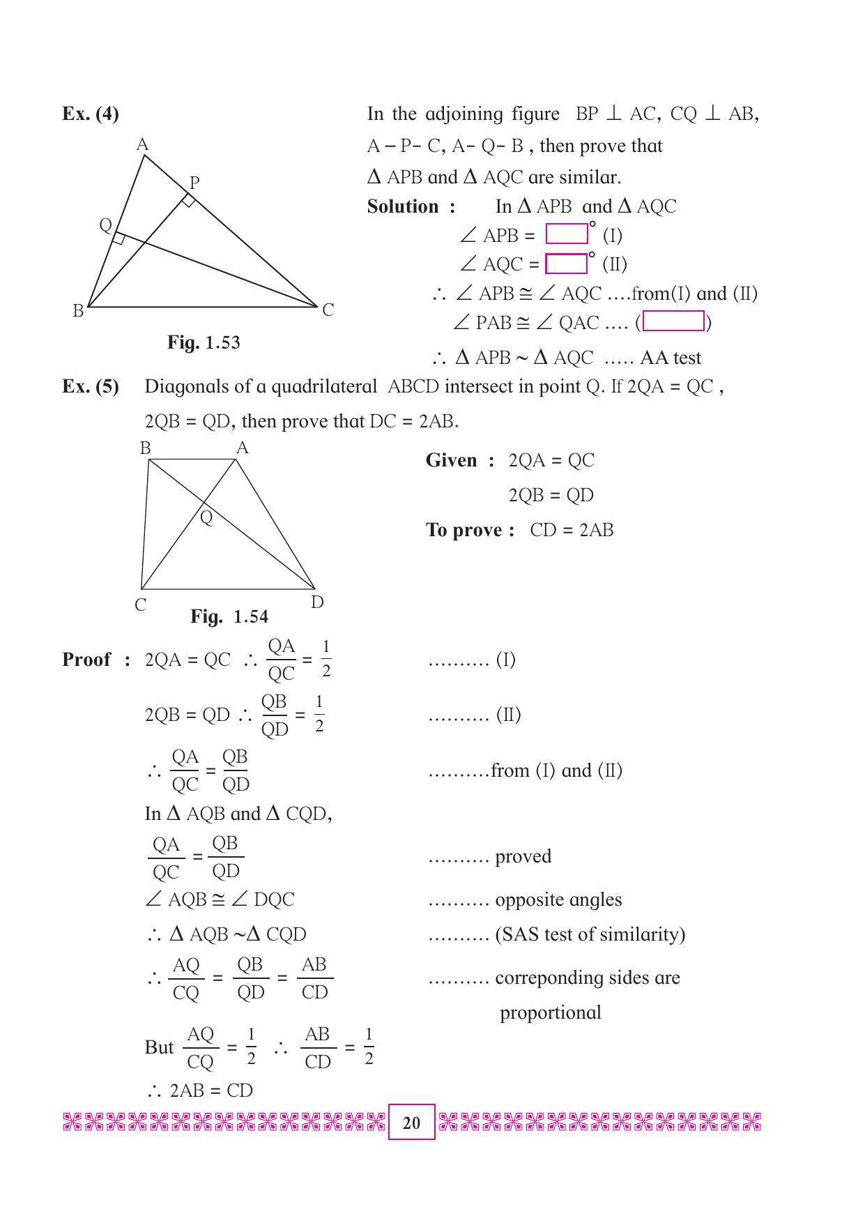 Maharashtra Board Class 10 Maths (Part 2) Textbook - Page 30