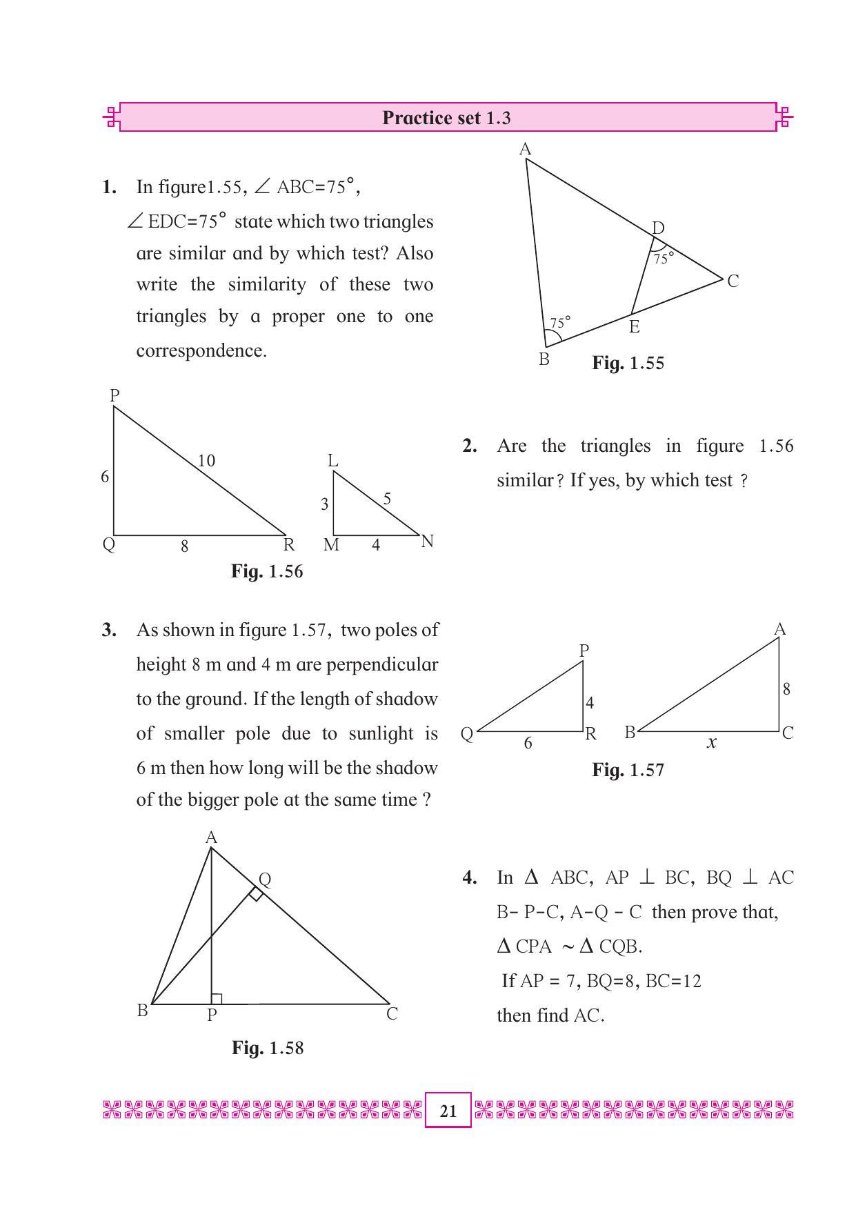 Maharashtra Board Class 10 Maths (Part 2) Textbook - Page 31