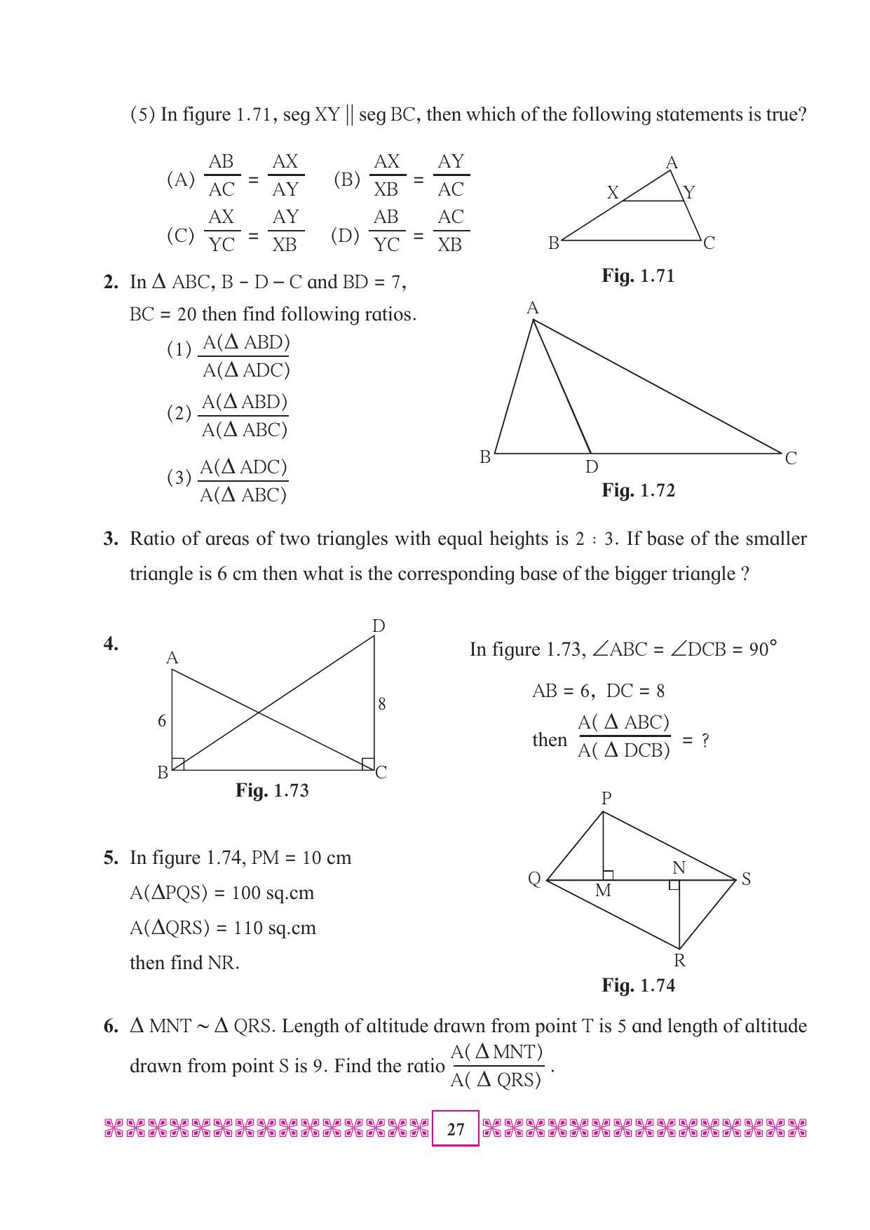 Maharashtra Board Class 10 Maths (Part 2) Textbook - Page 37