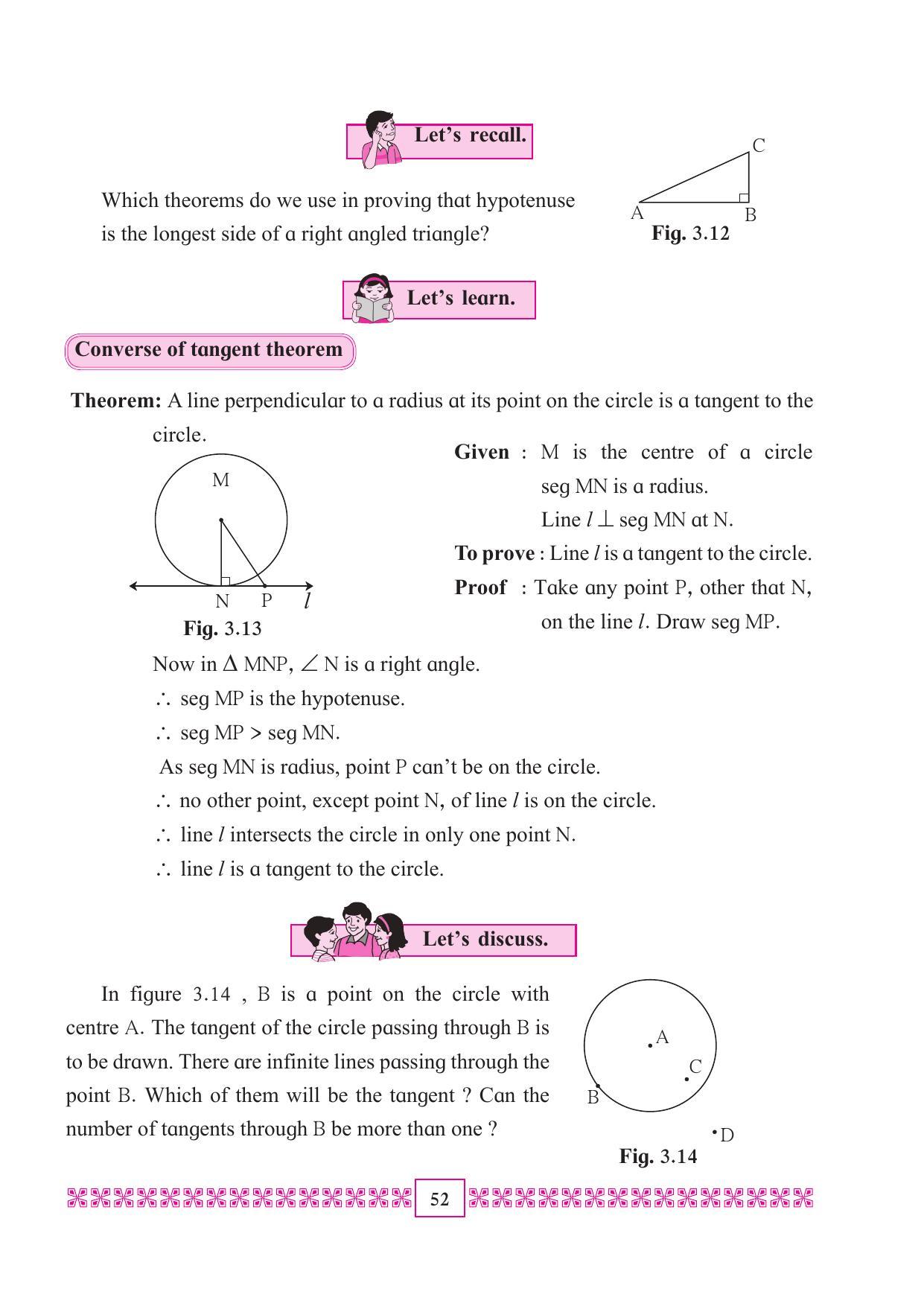 Maharashtra Board Class 10 Maths (Part 2) Textbook - Page 62