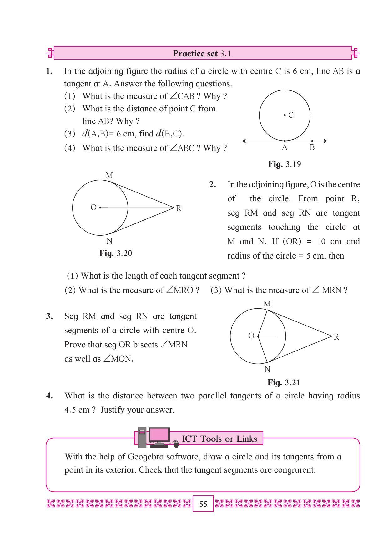 Maharashtra Board Class 10 Maths (Part 2) Textbook - Page 65