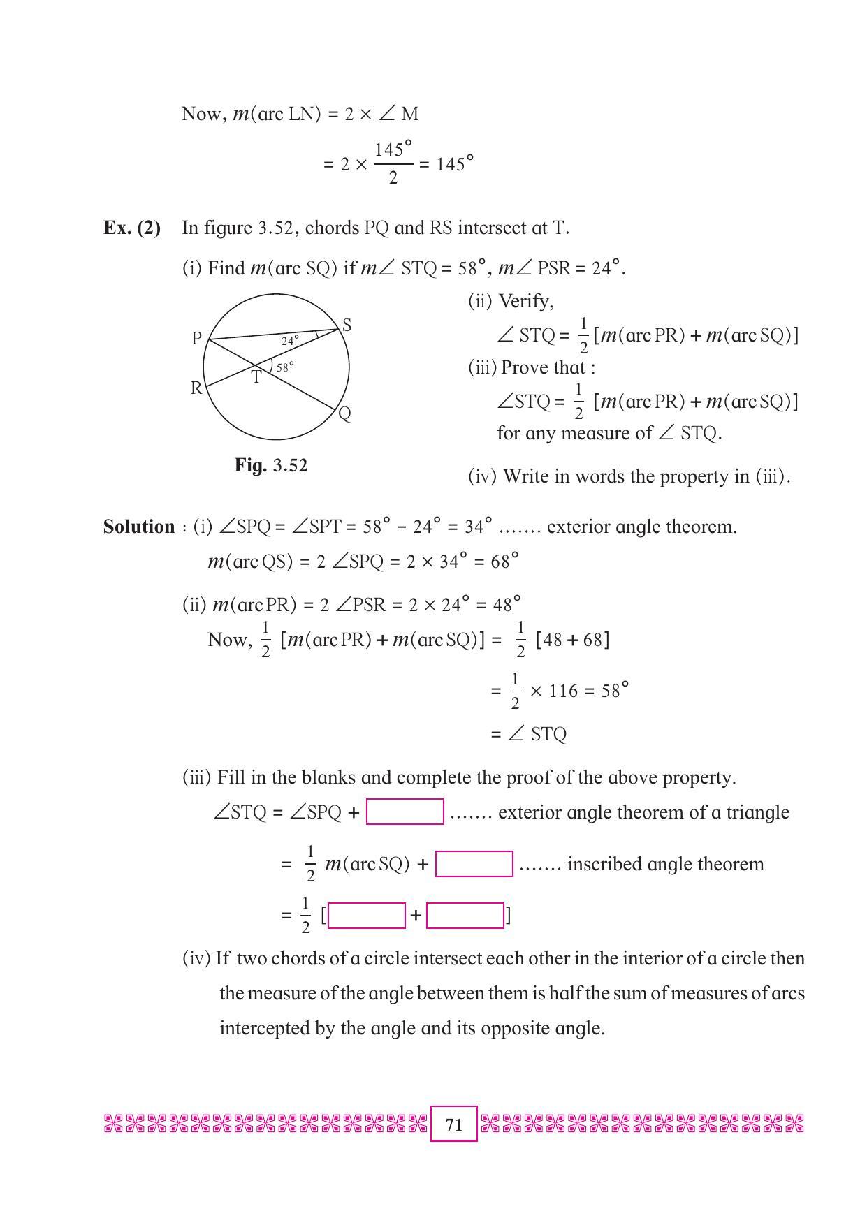 Maharashtra Board Class 10 Maths (Part 2) Textbook - Page 81