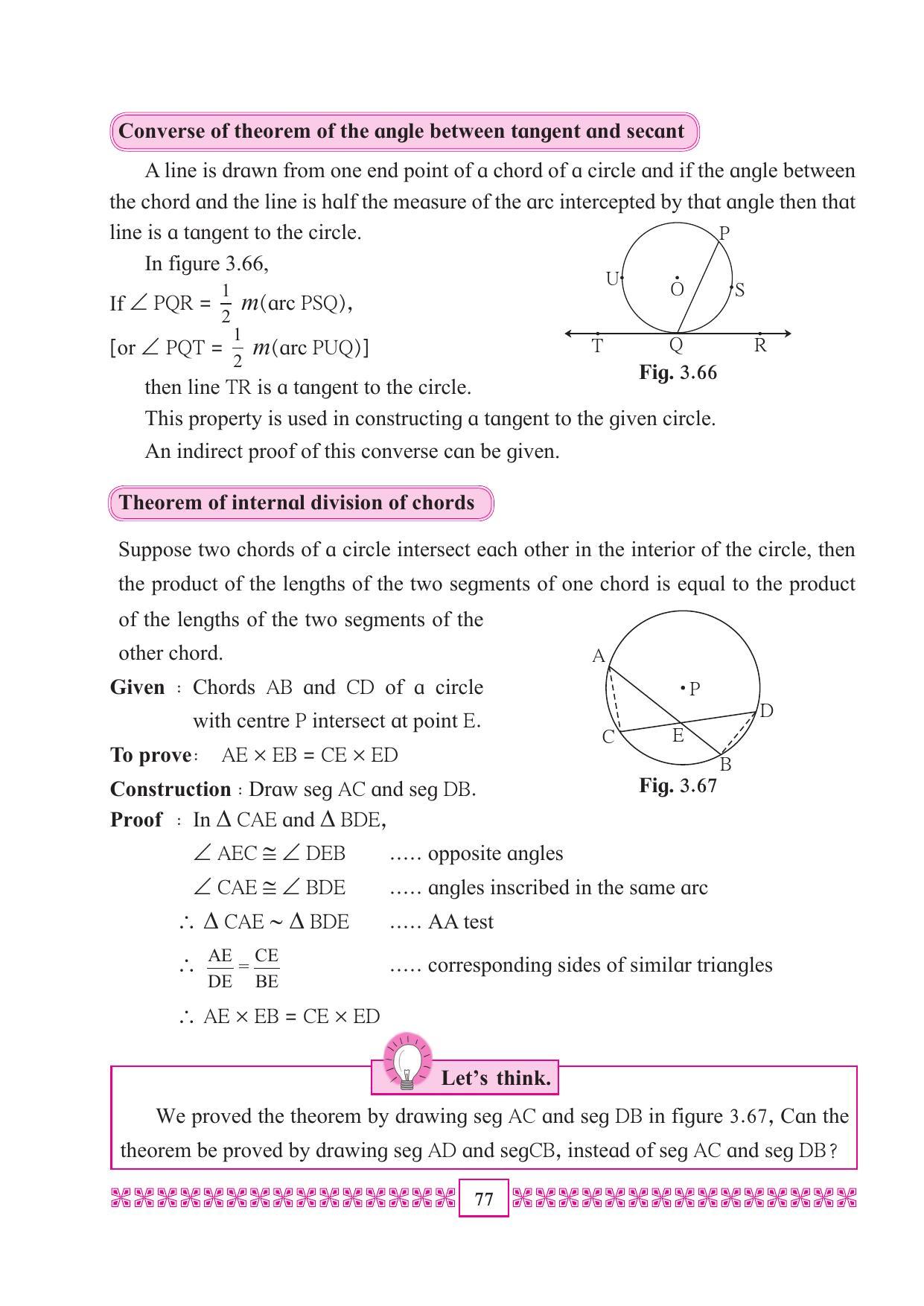 Maharashtra Board Class 10 Maths (Part 2) Textbook - Page 87