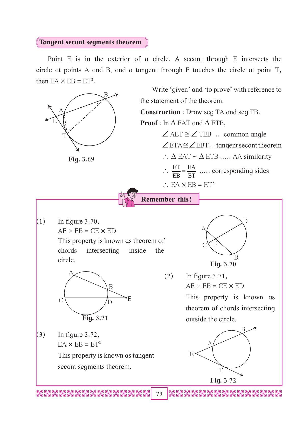 Maharashtra Board Class 10 Maths (Part 2) Textbook - Page 89