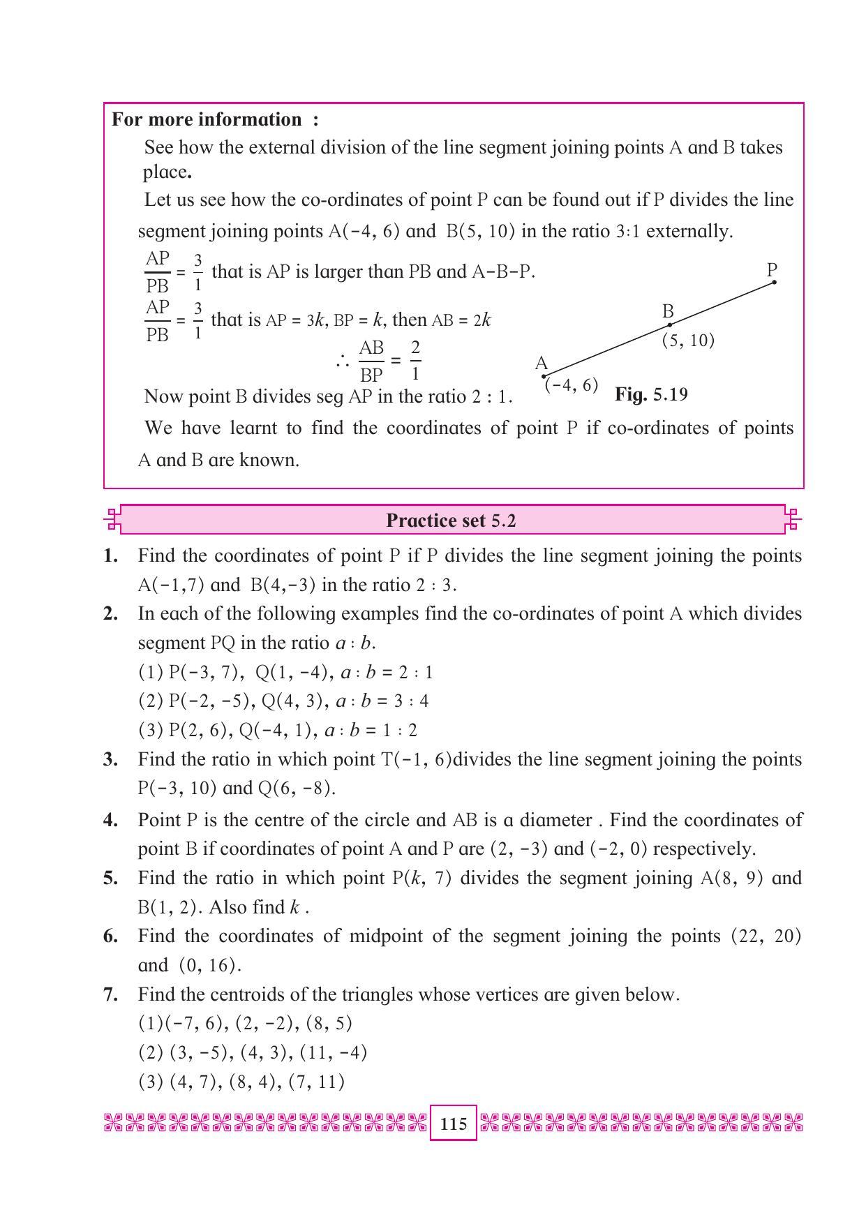 Maharashtra Board Class 10 Maths (Part 2) Textbook - Page 125