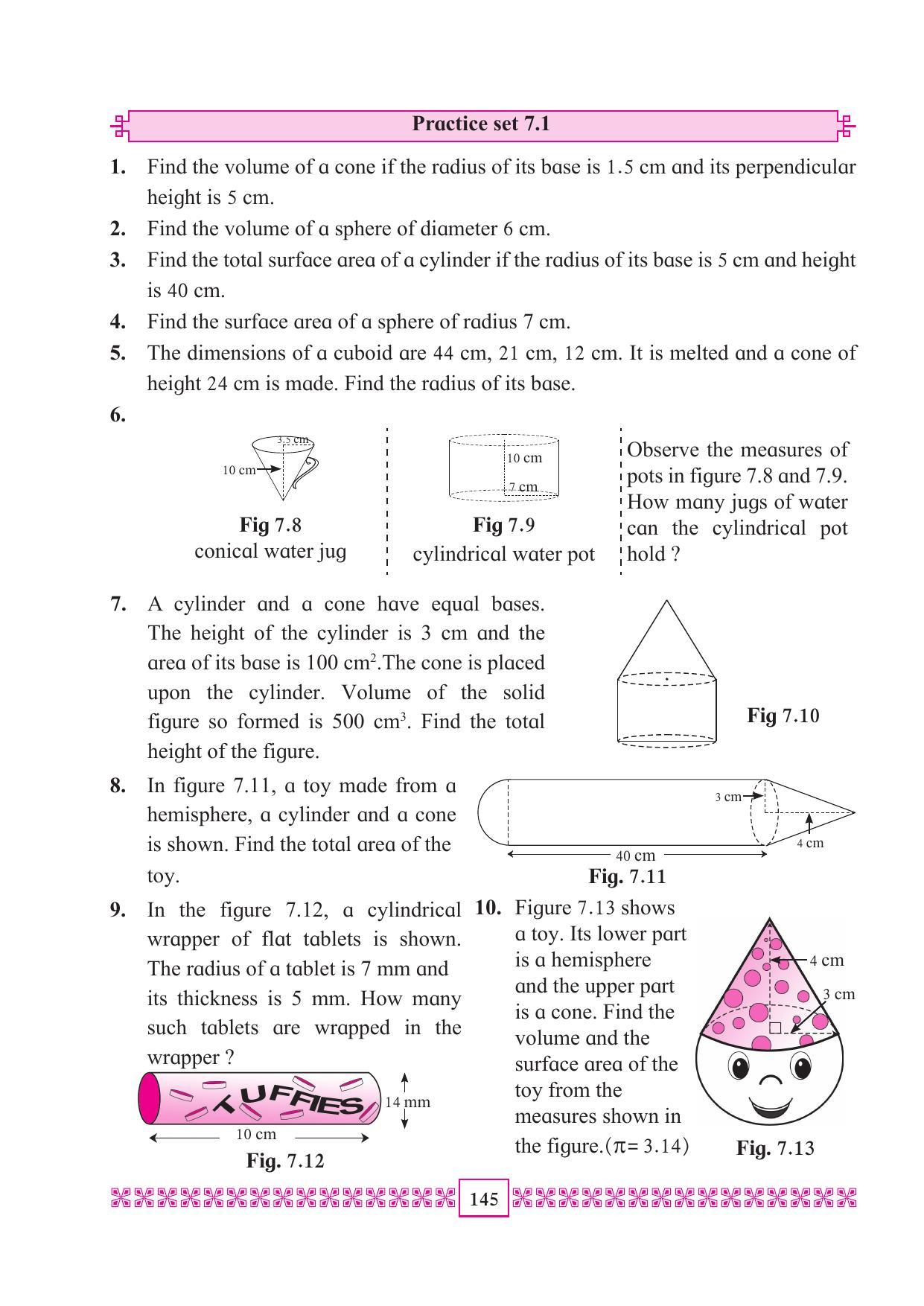 Maharashtra Board Class 10 Maths (Part 2) Textbook - Page 155