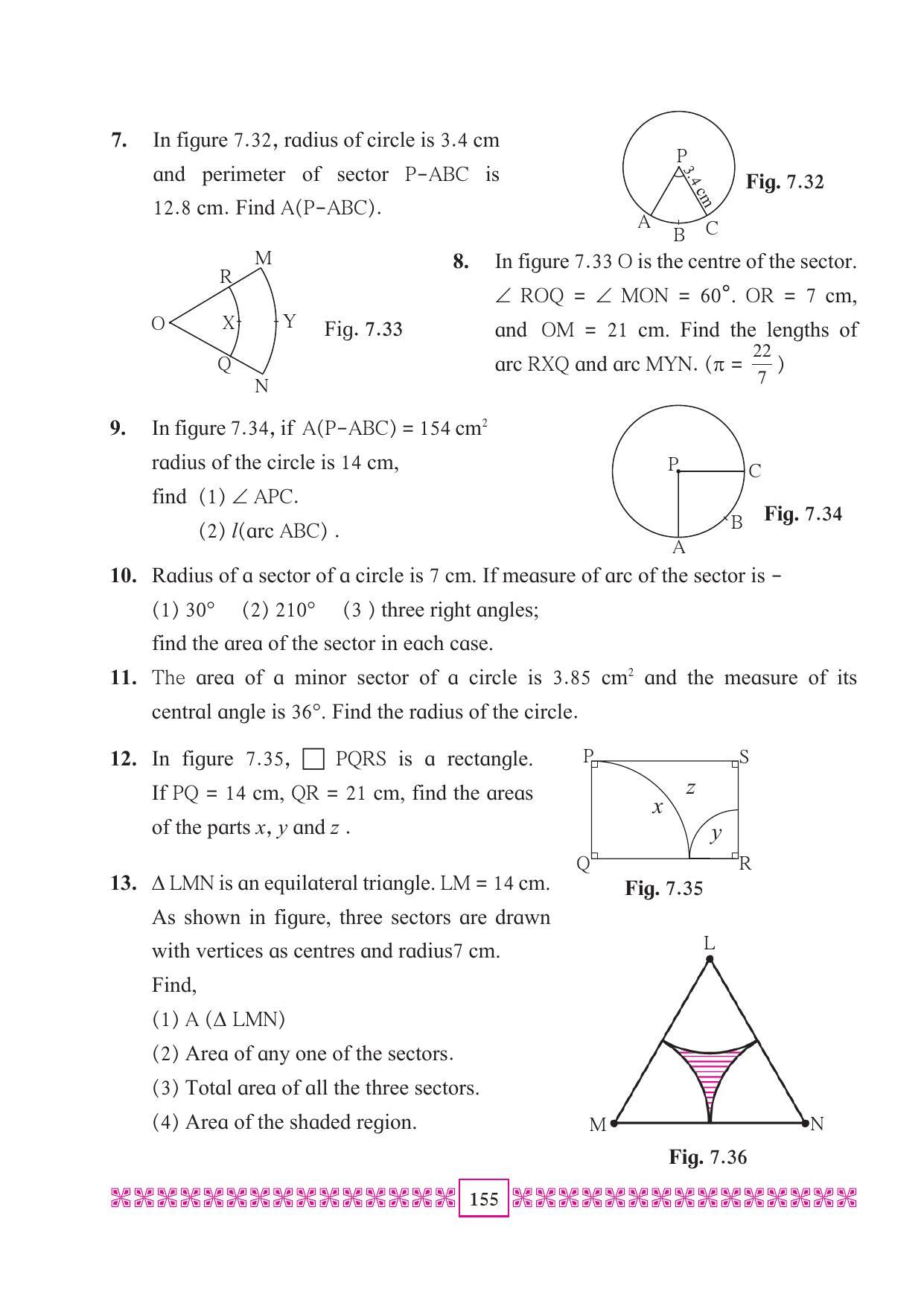 Maharashtra Board Class 10 Maths (Part 2) Textbook - Page 165