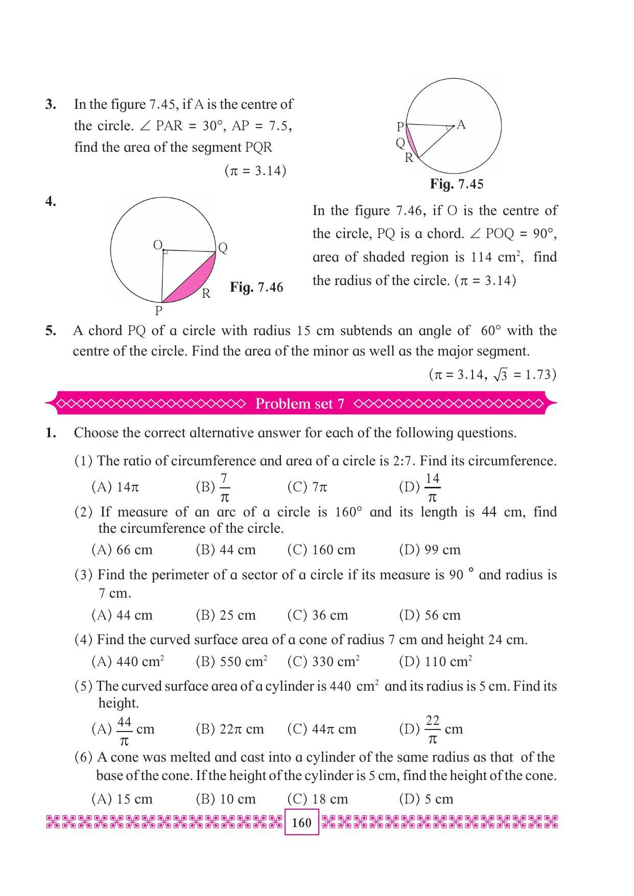 Maharashtra Board Class 10 Maths (Part 2) Textbook - Page 170