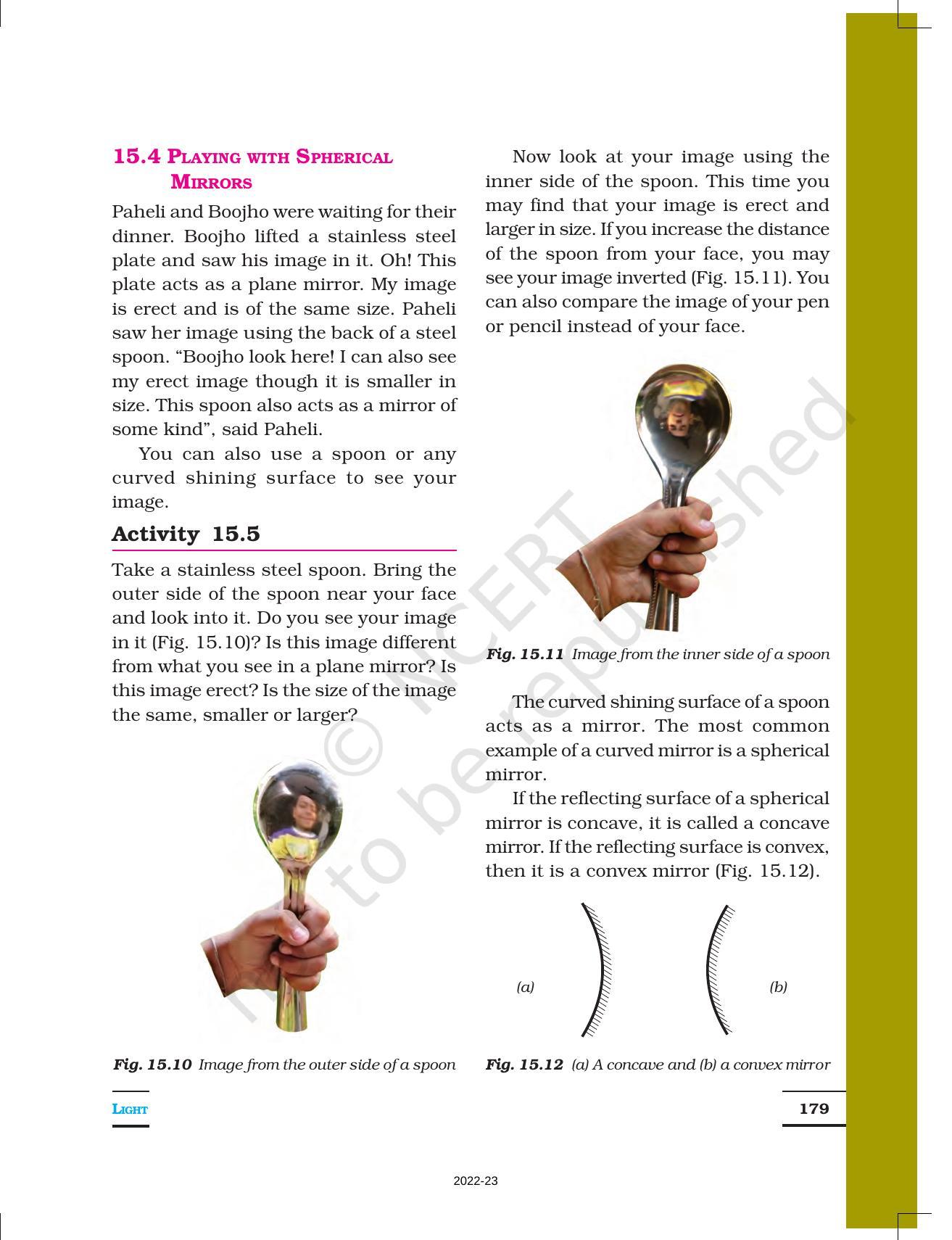 NCERT Book For Class 7 Science: Chapter 15-Light - IndCareer Schools