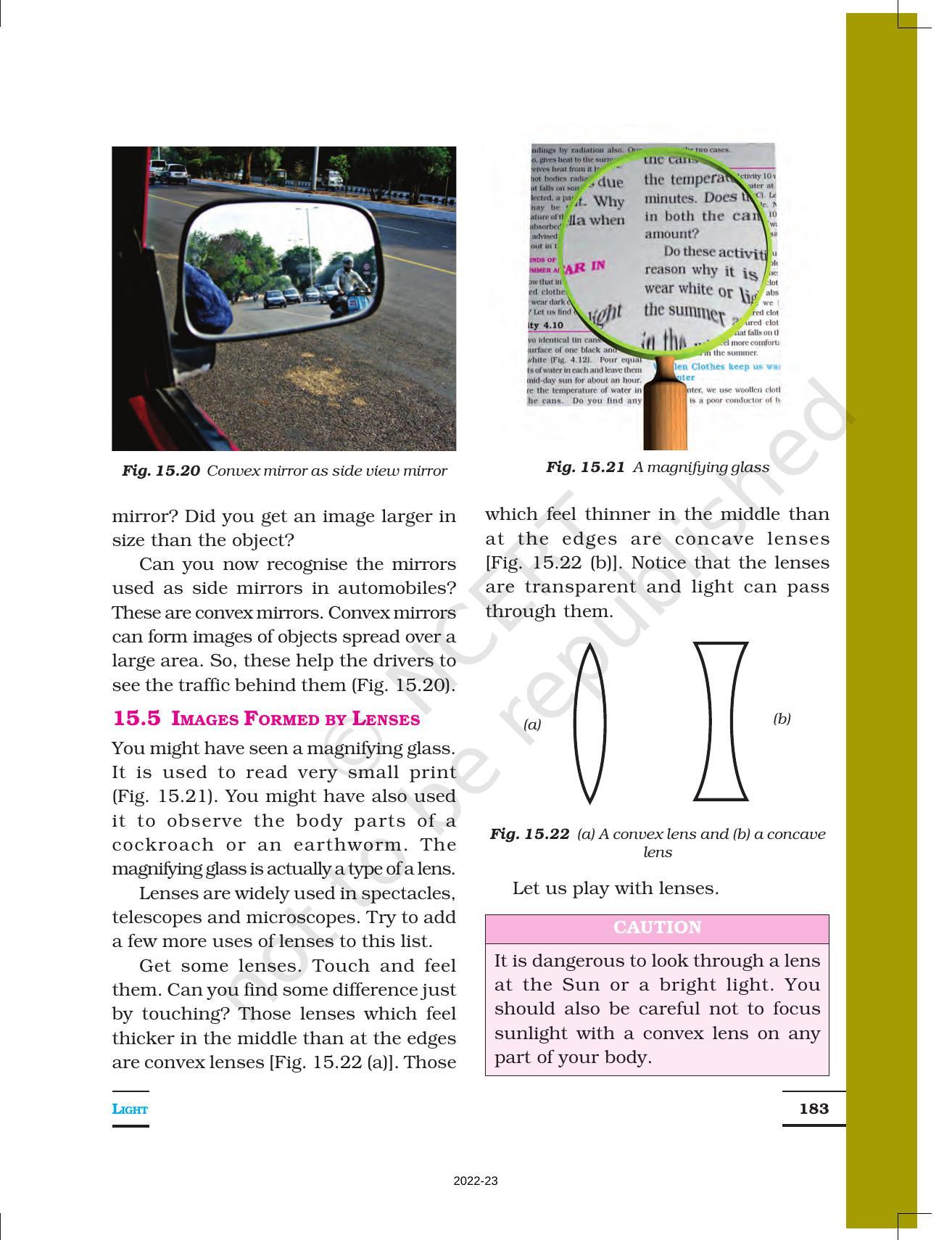 NCERT Book For Class 7 Science: Chapter 15-Light - IndCareer Docs